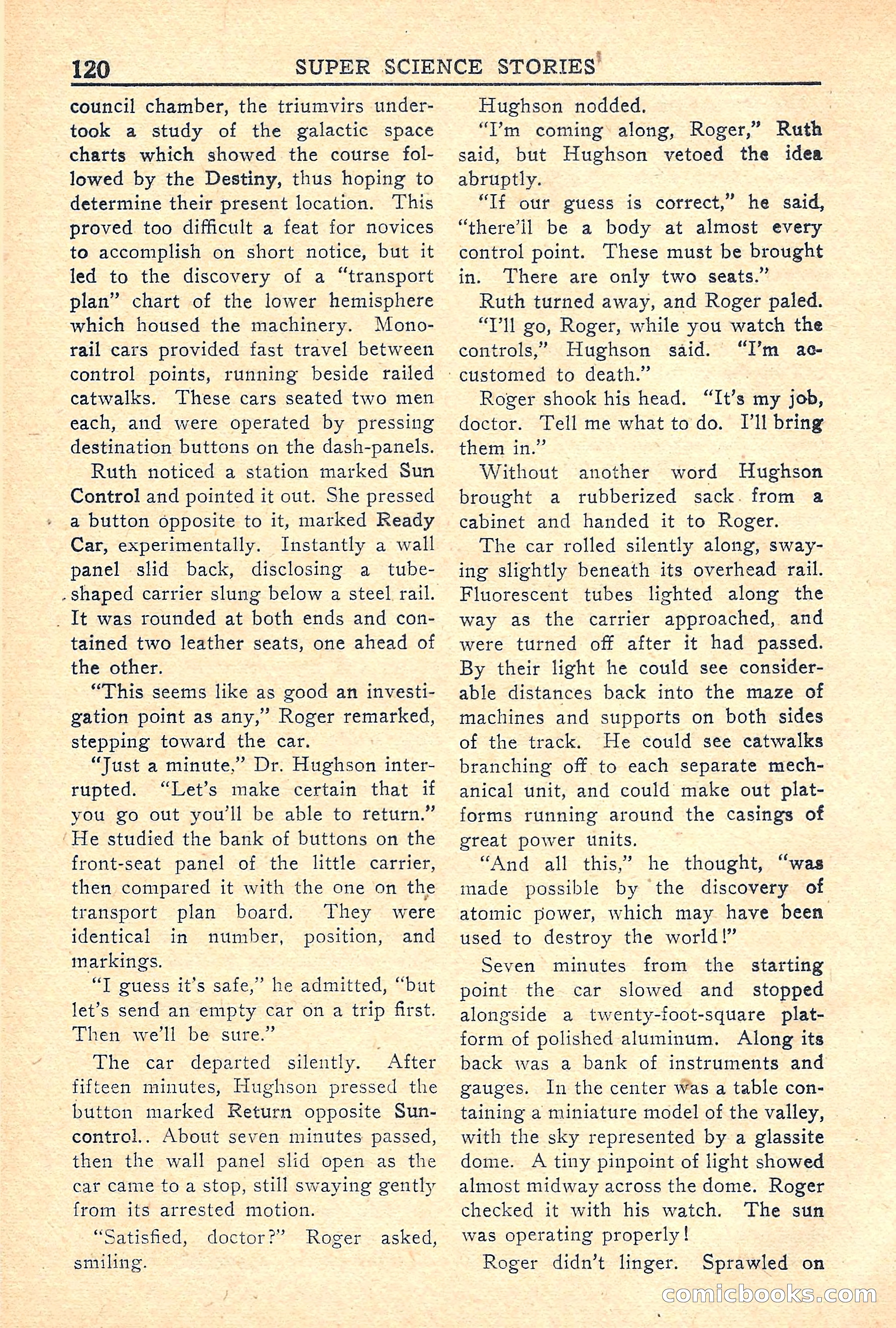 Super Science Stories, Vol. 5, No. 2 — page 120 of 132