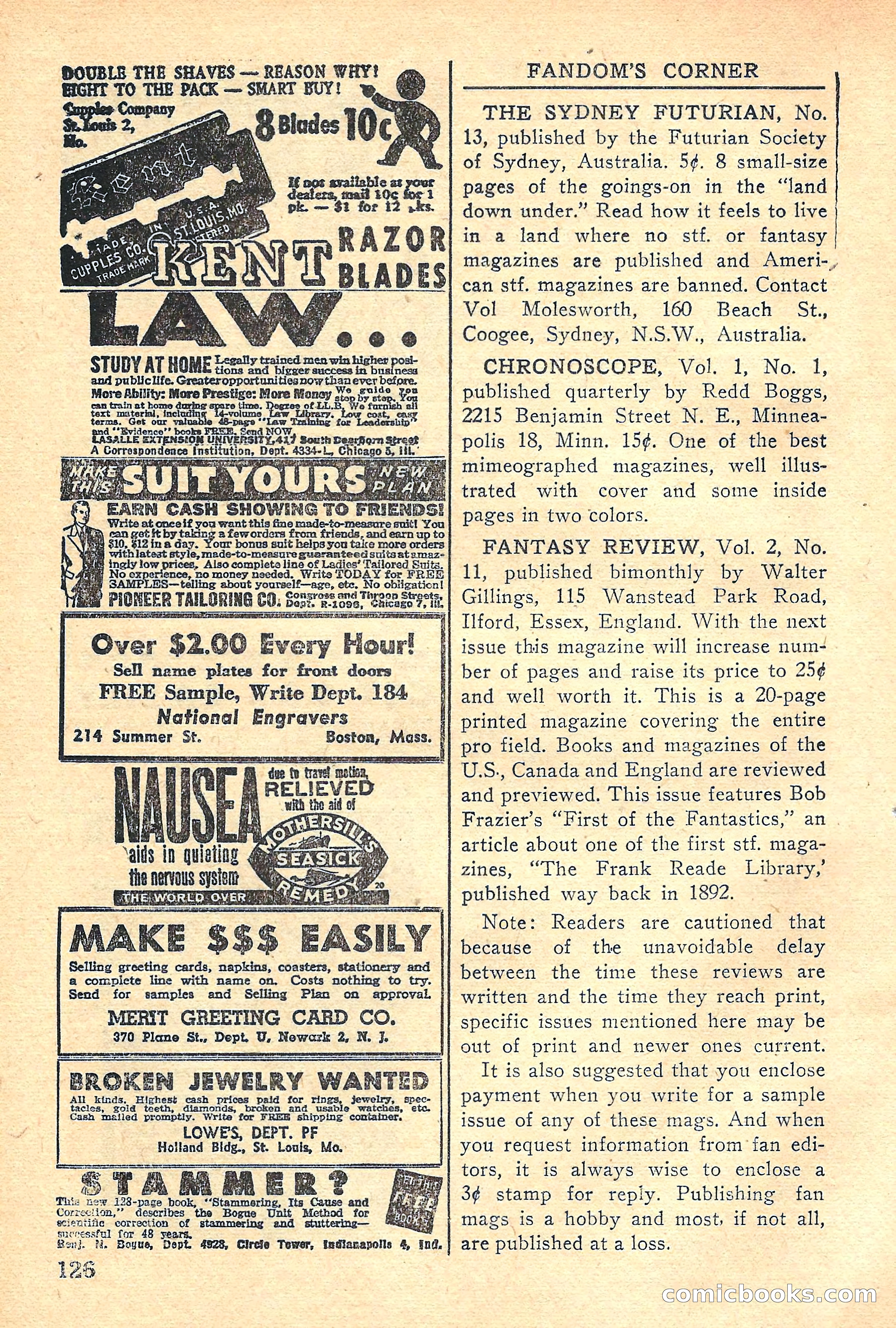 Super Science Stories, Vol. 5, No. 2 — page 126 of 132