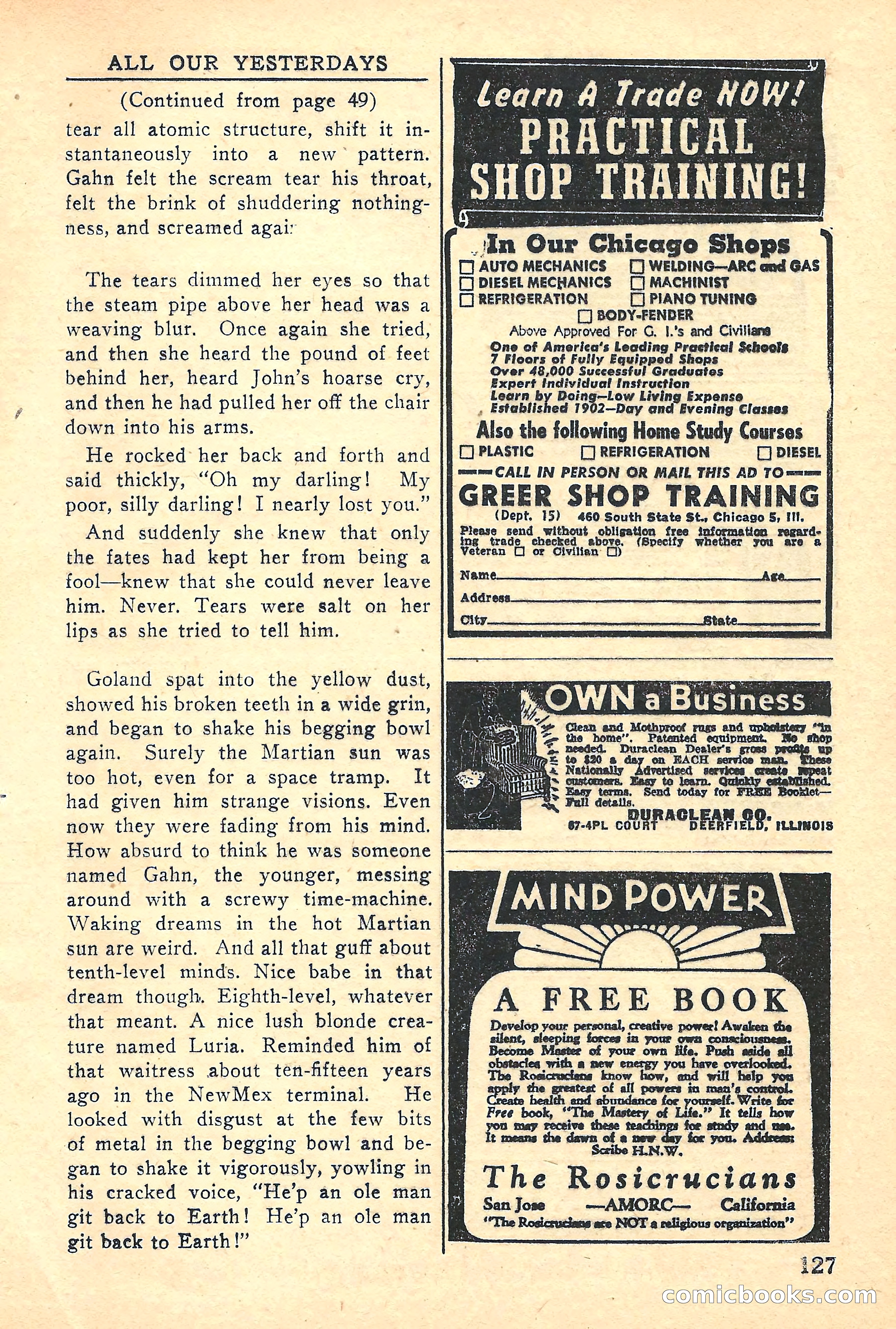Super Science Stories, Vol. 5, No. 2 — page 127 of 132