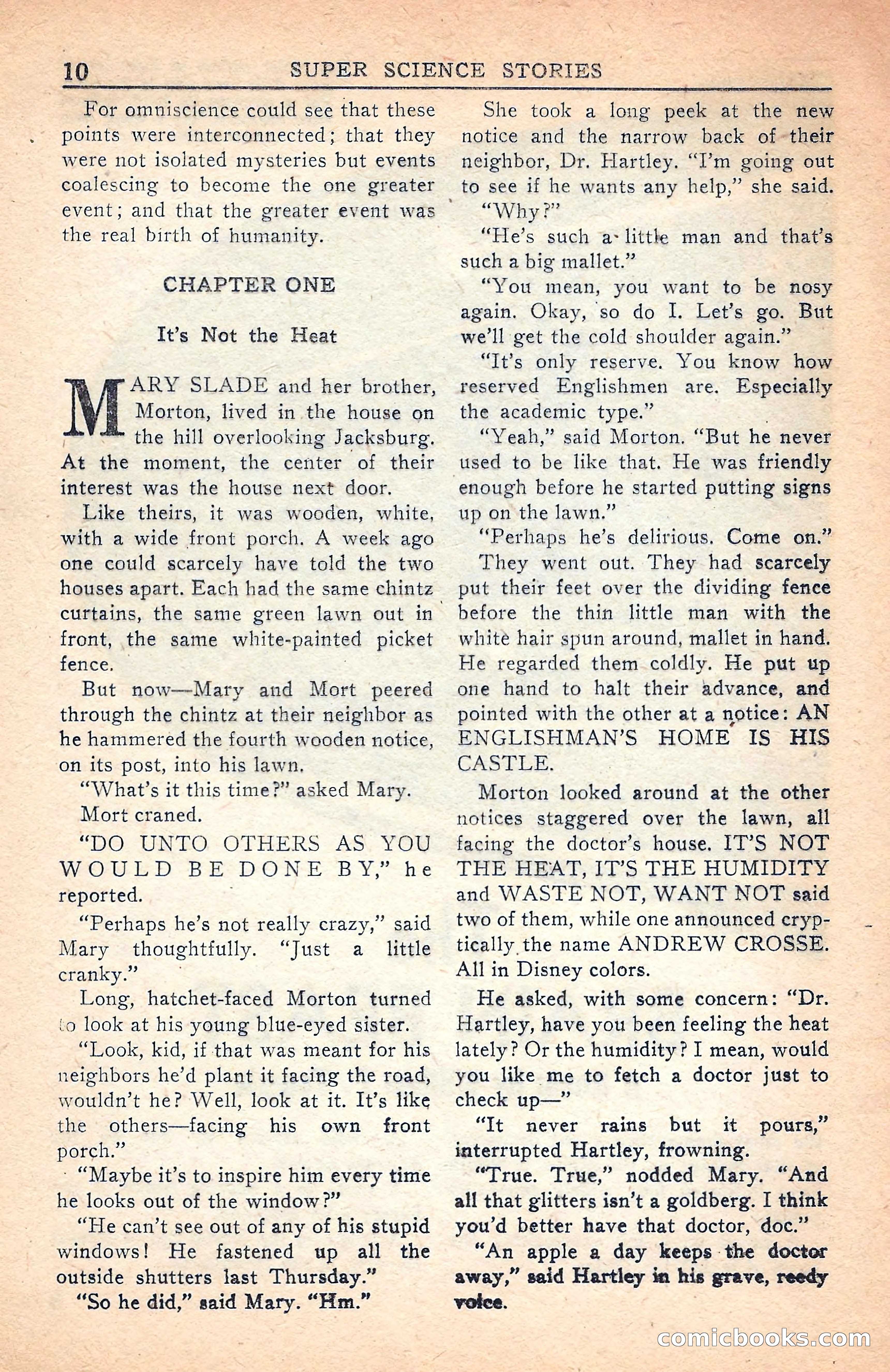 Super Science Stories, July 1949 — page 10 of 132