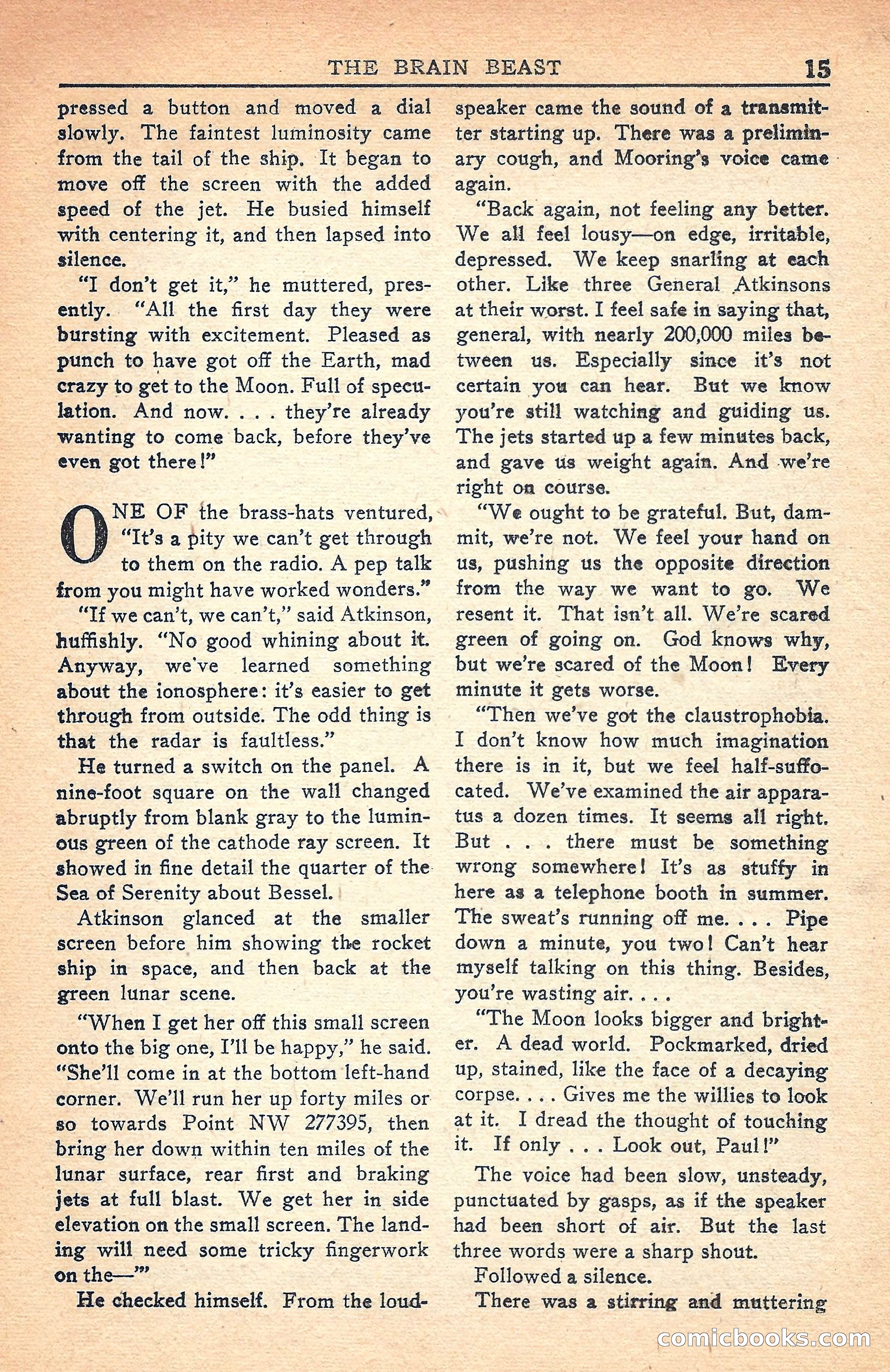 Super Science Stories, July 1949 — page 15 of 132