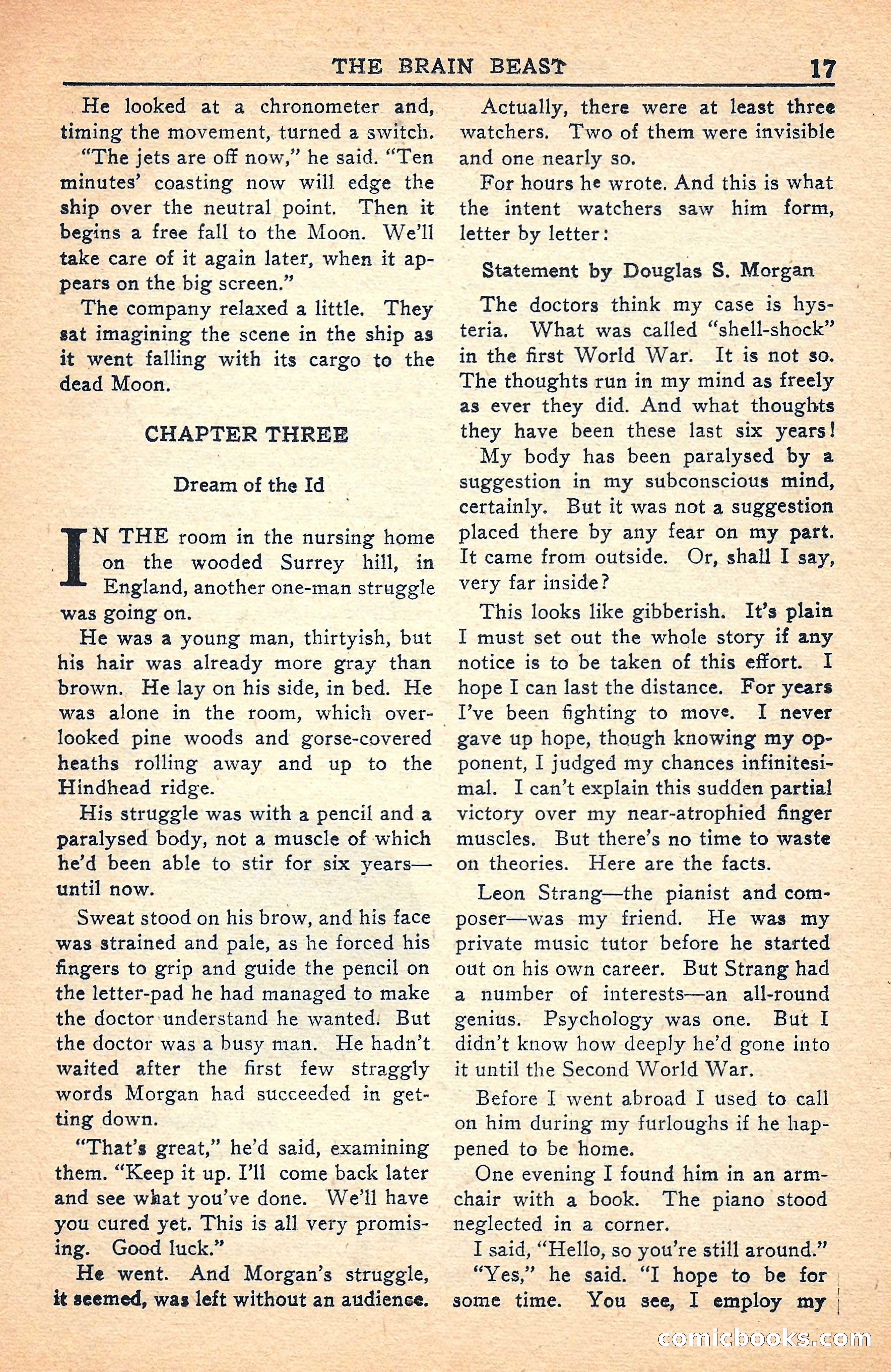 Super Science Stories, July 1949 — page 17 of 132