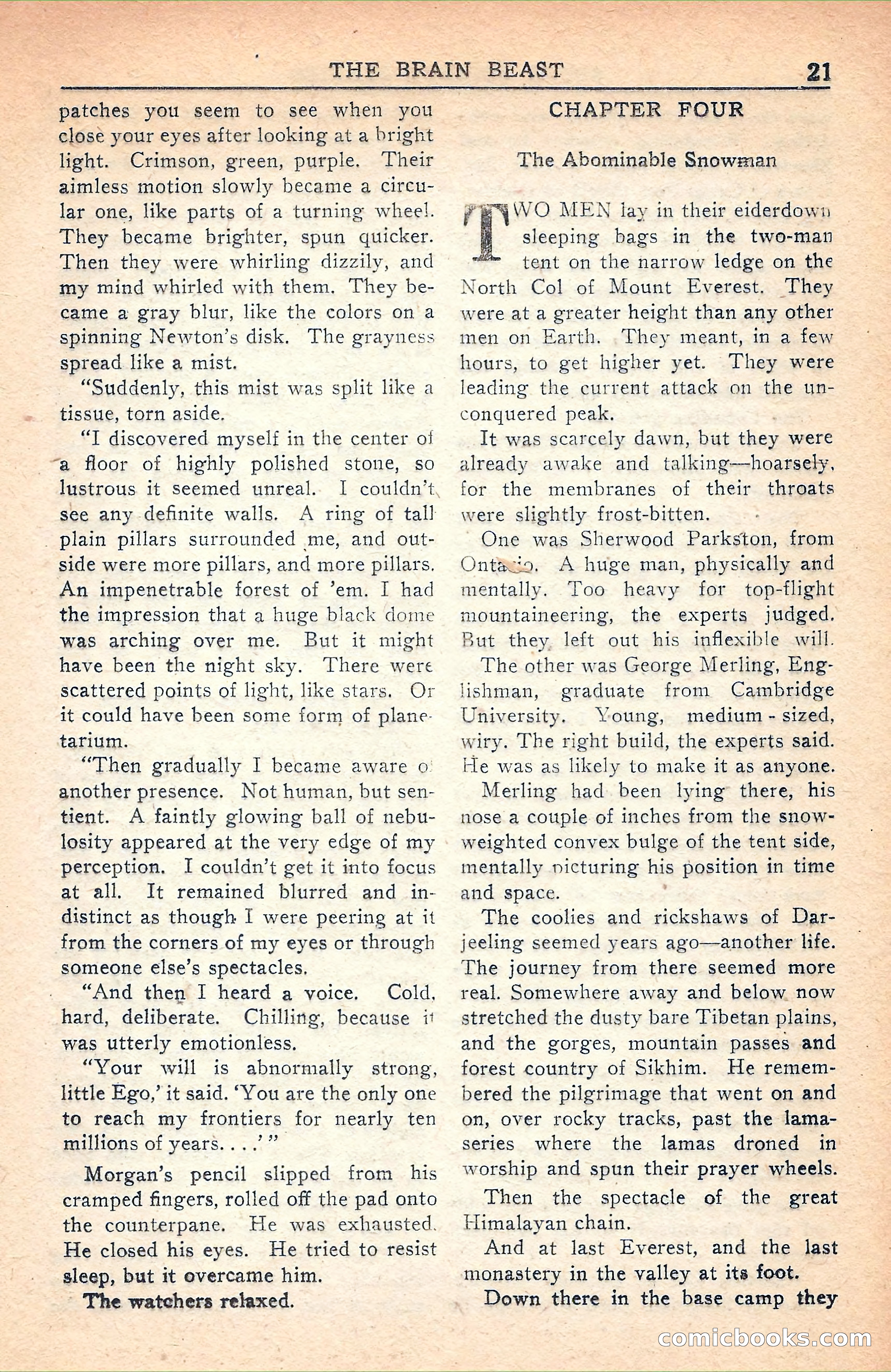 Super Science Stories, July 1949 — page 21 of 132