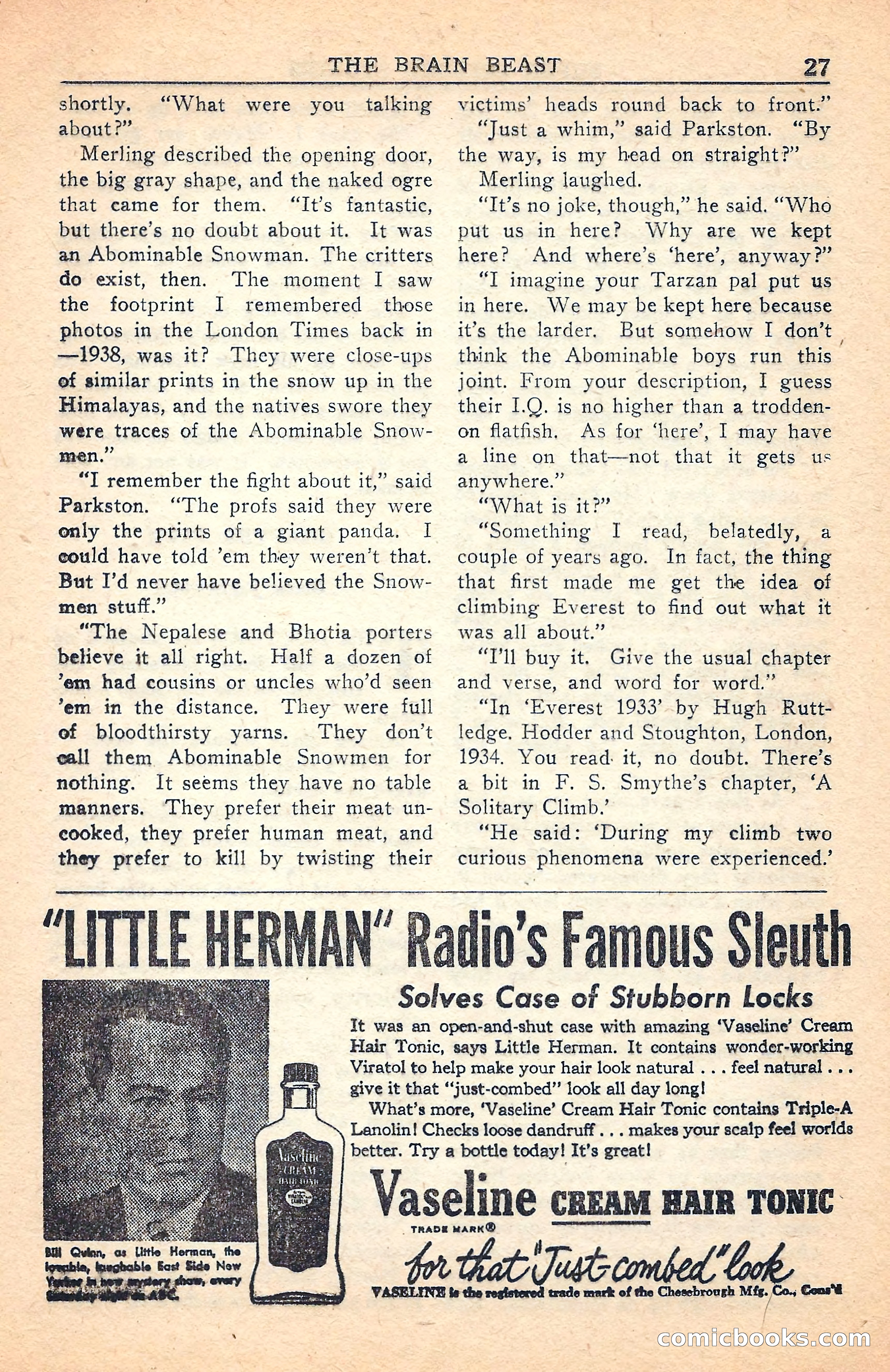 Super Science Stories, July 1949 — page 27 of 132