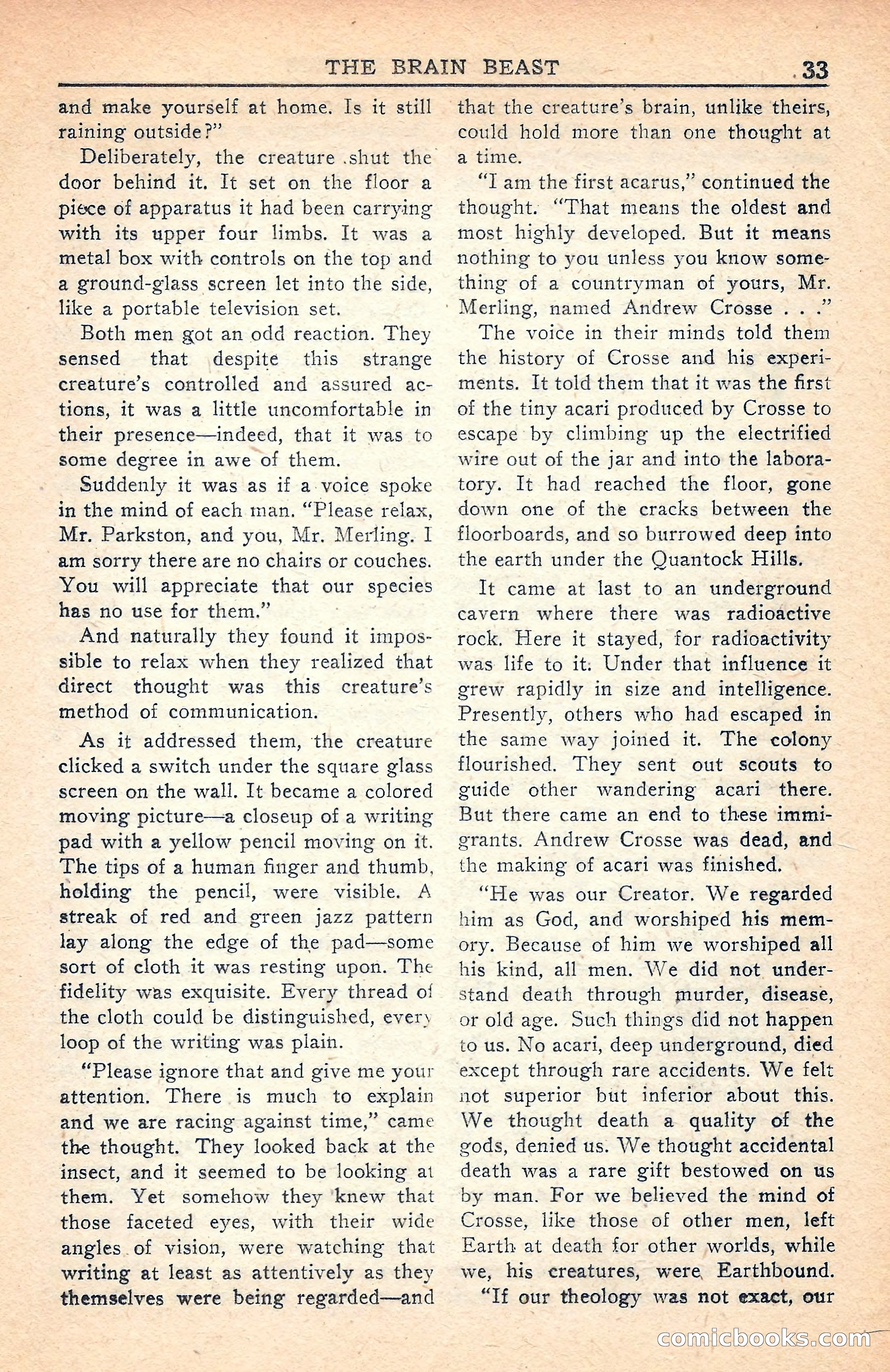 Super Science Stories, July 1949 — page 33 of 132