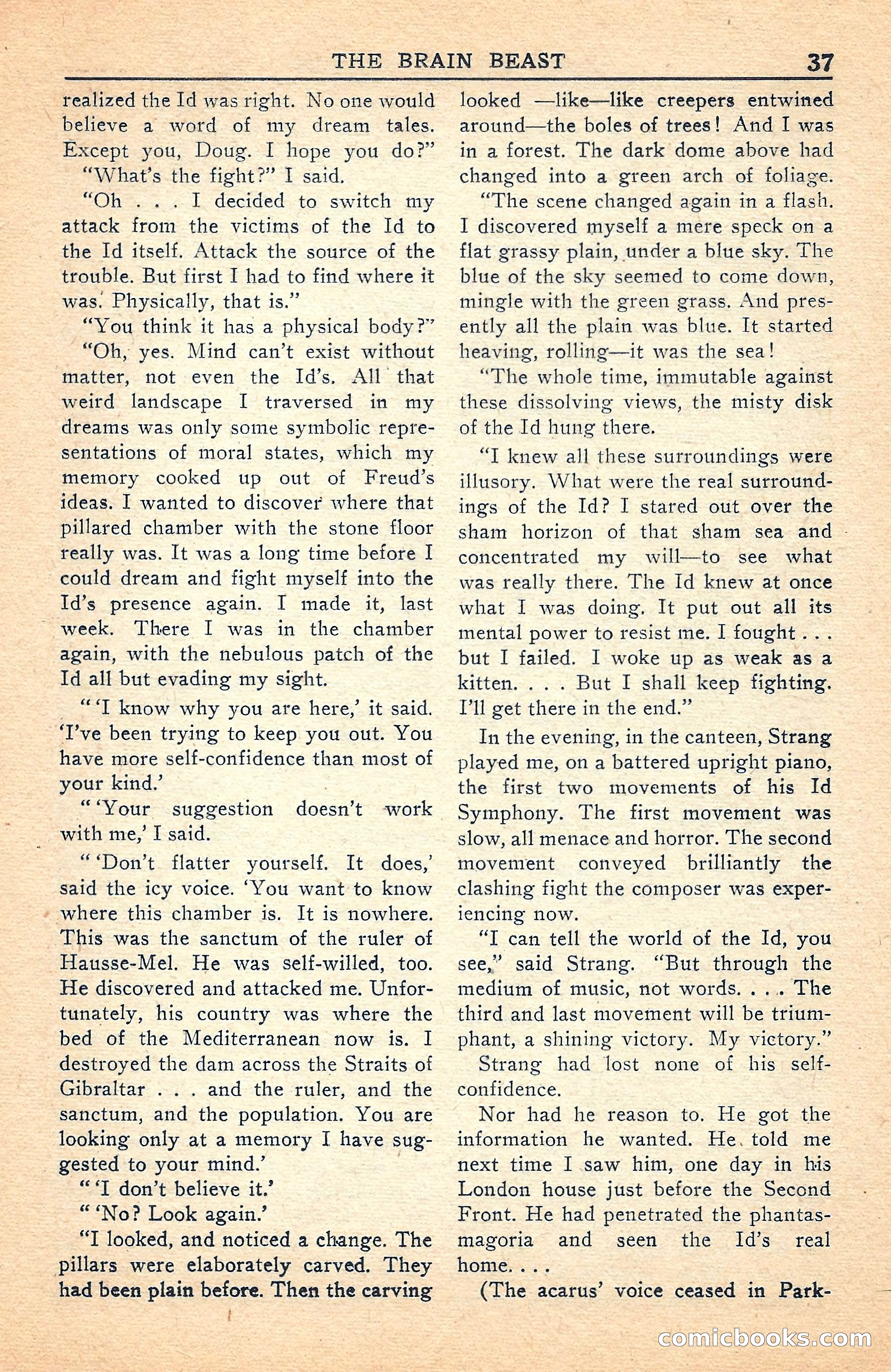 Super Science Stories, July 1949 — page 37 of 132