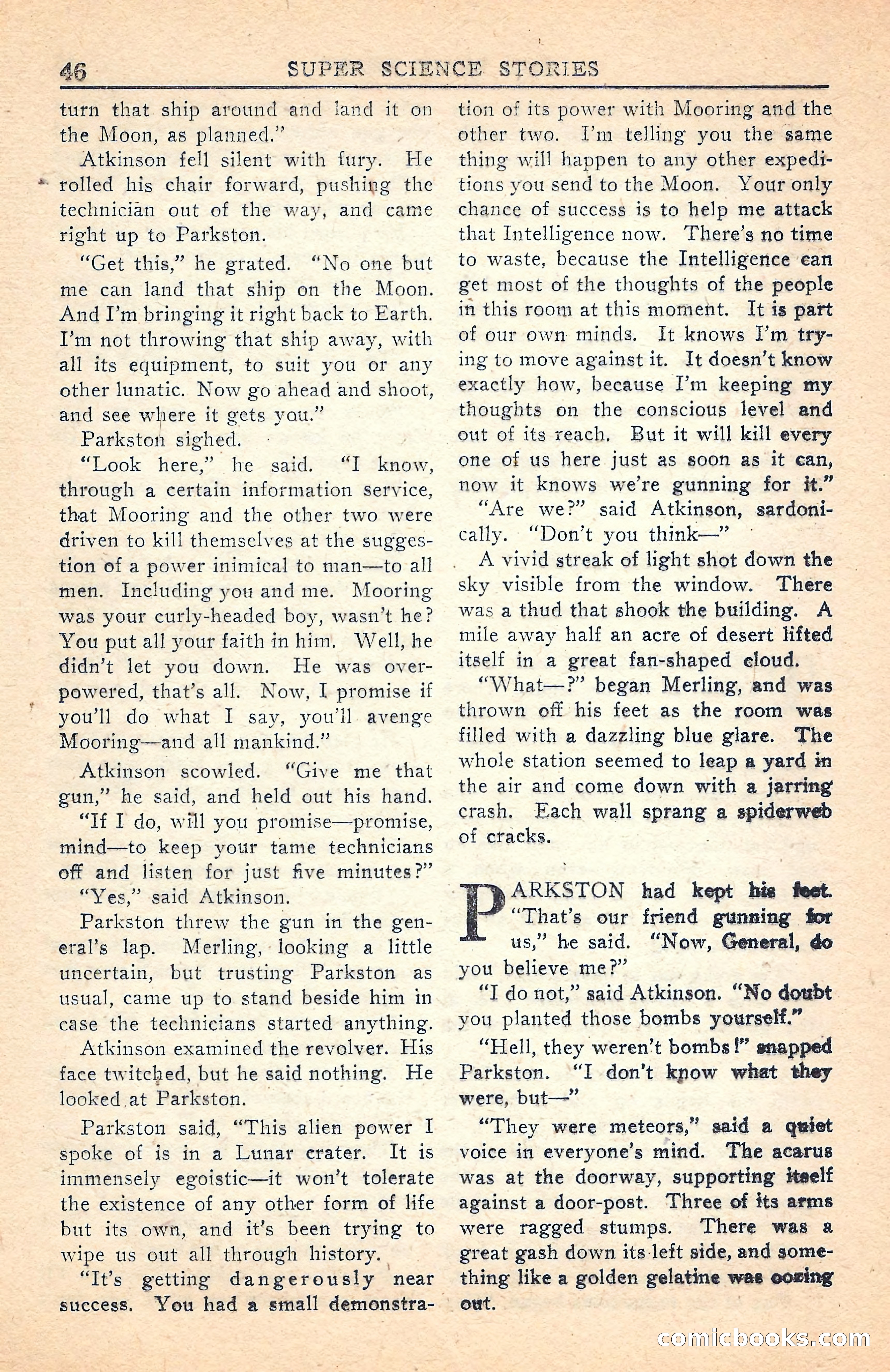 Super Science Stories, July 1949 — page 46 of 132