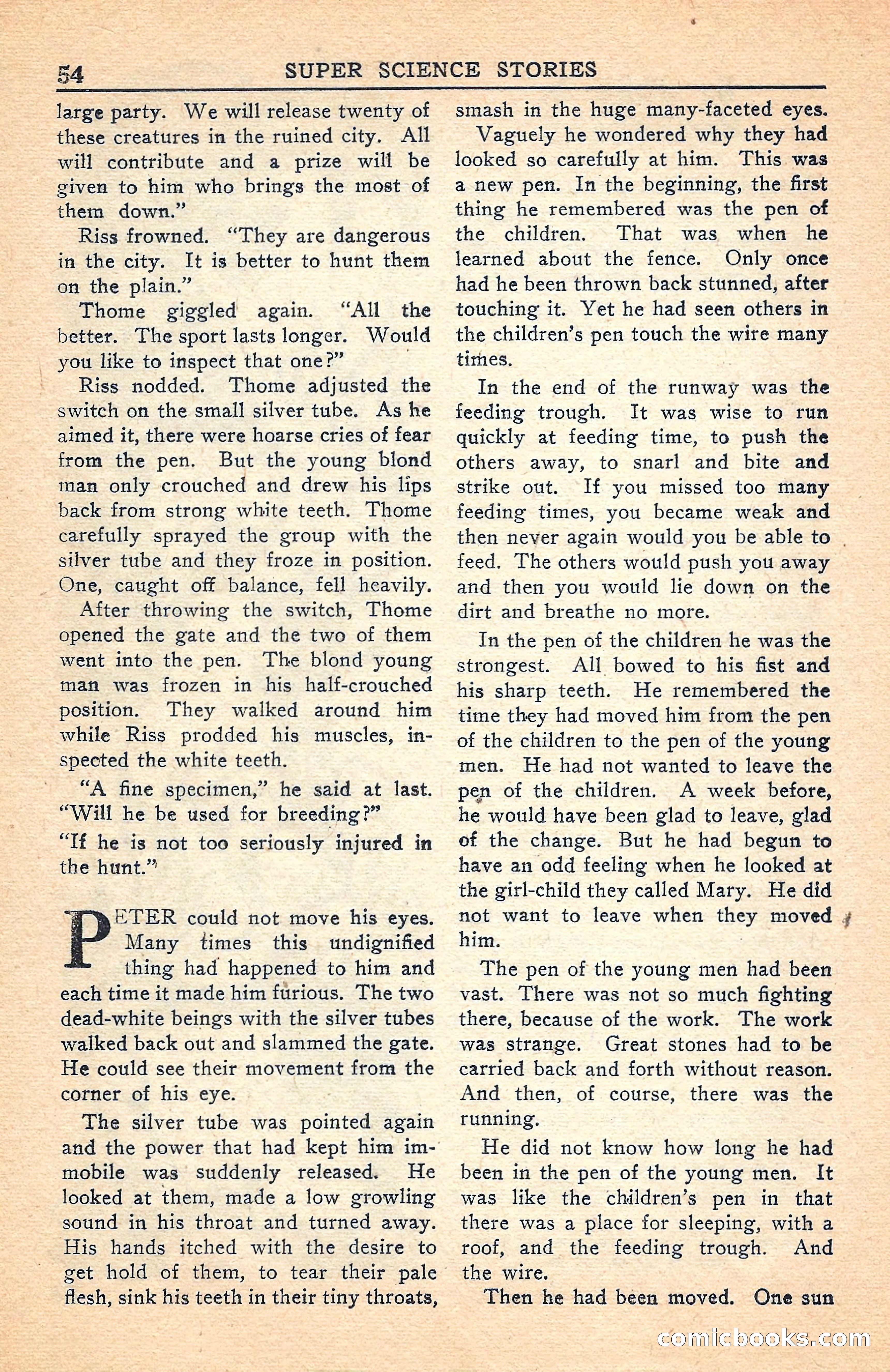 Super Science Stories, July 1949 — page 54 of 132