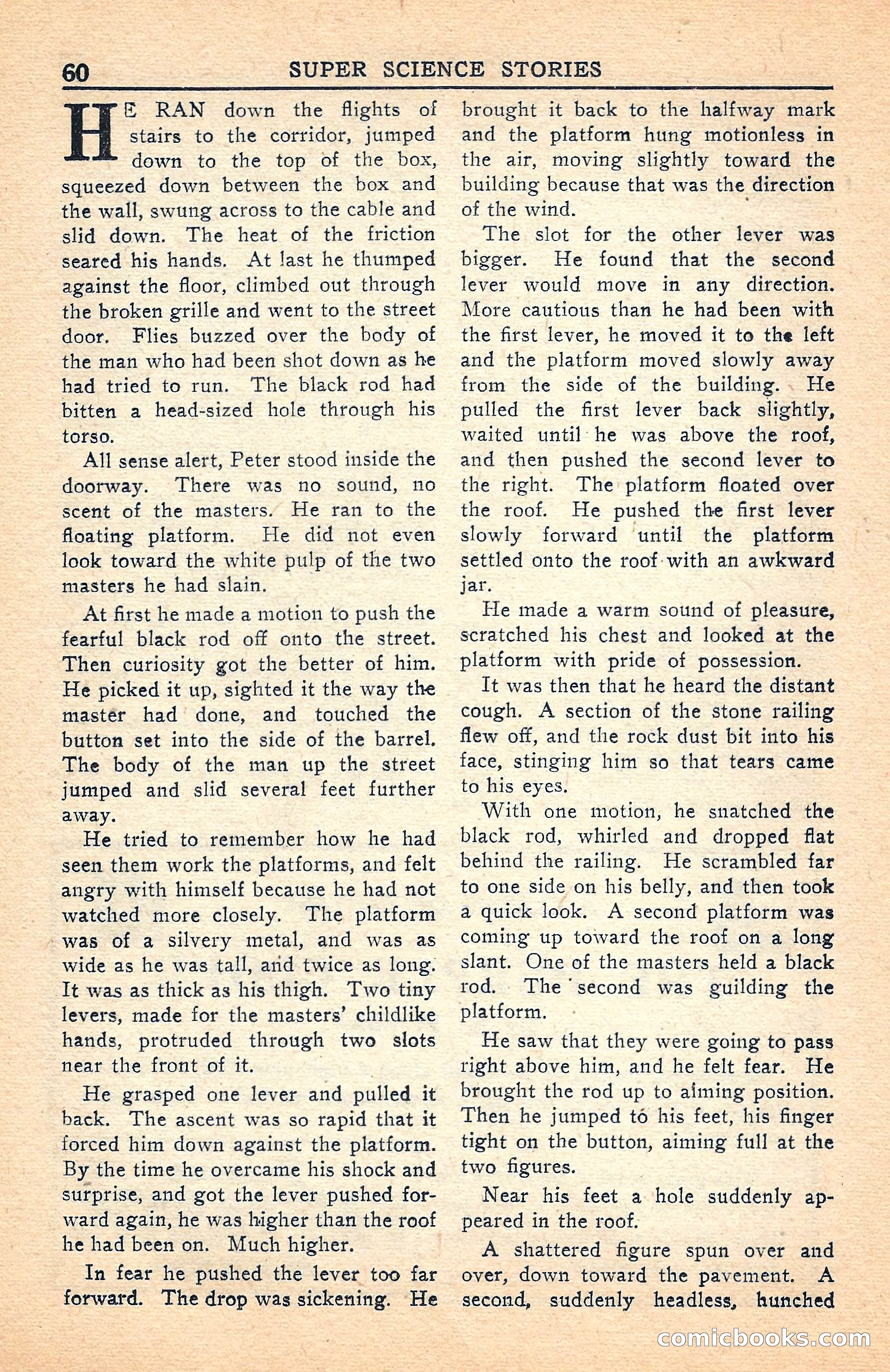 Super Science Stories, July 1949 — page 60 of 132