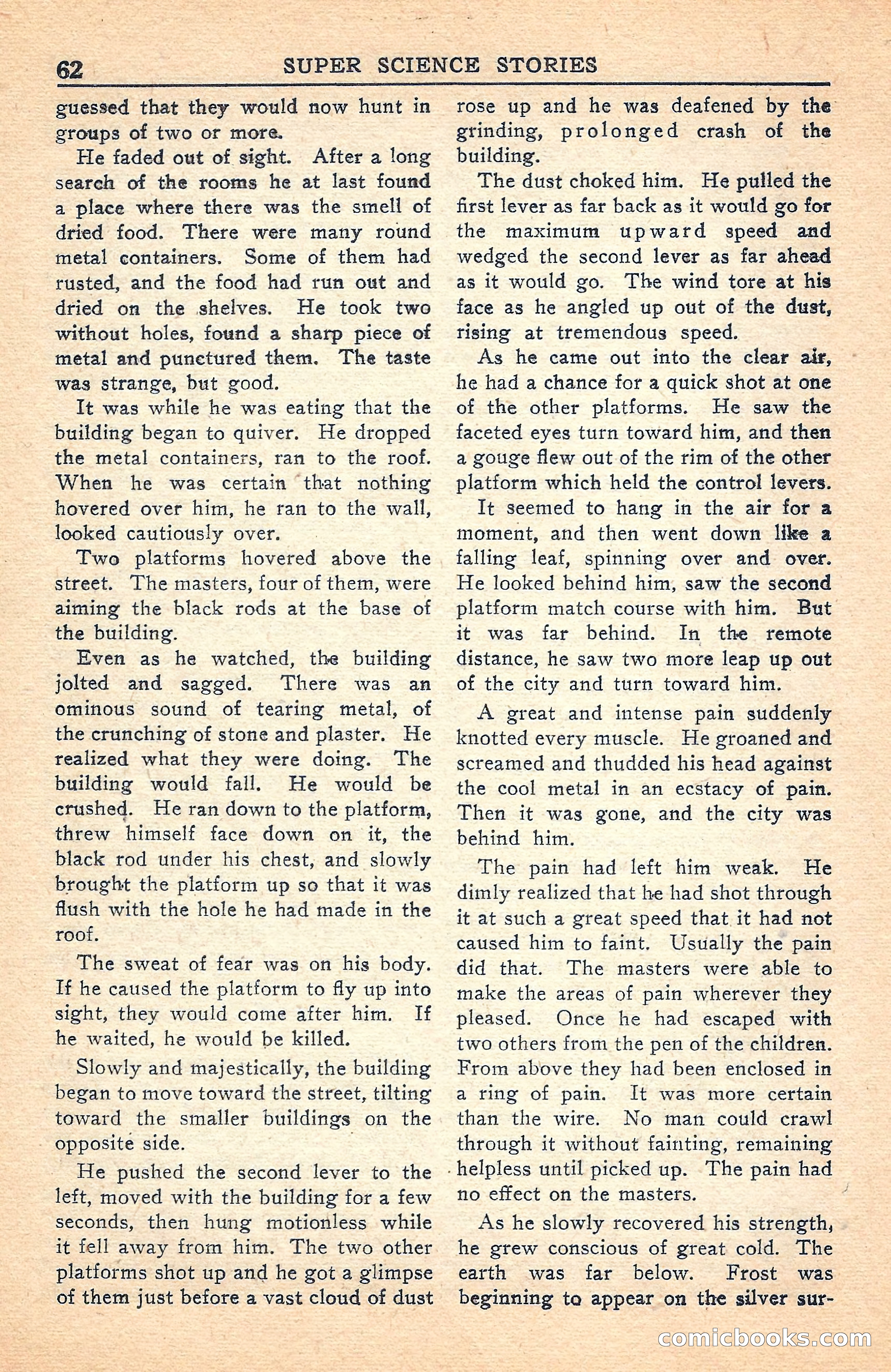 Super Science Stories, July 1949 — page 62 of 132