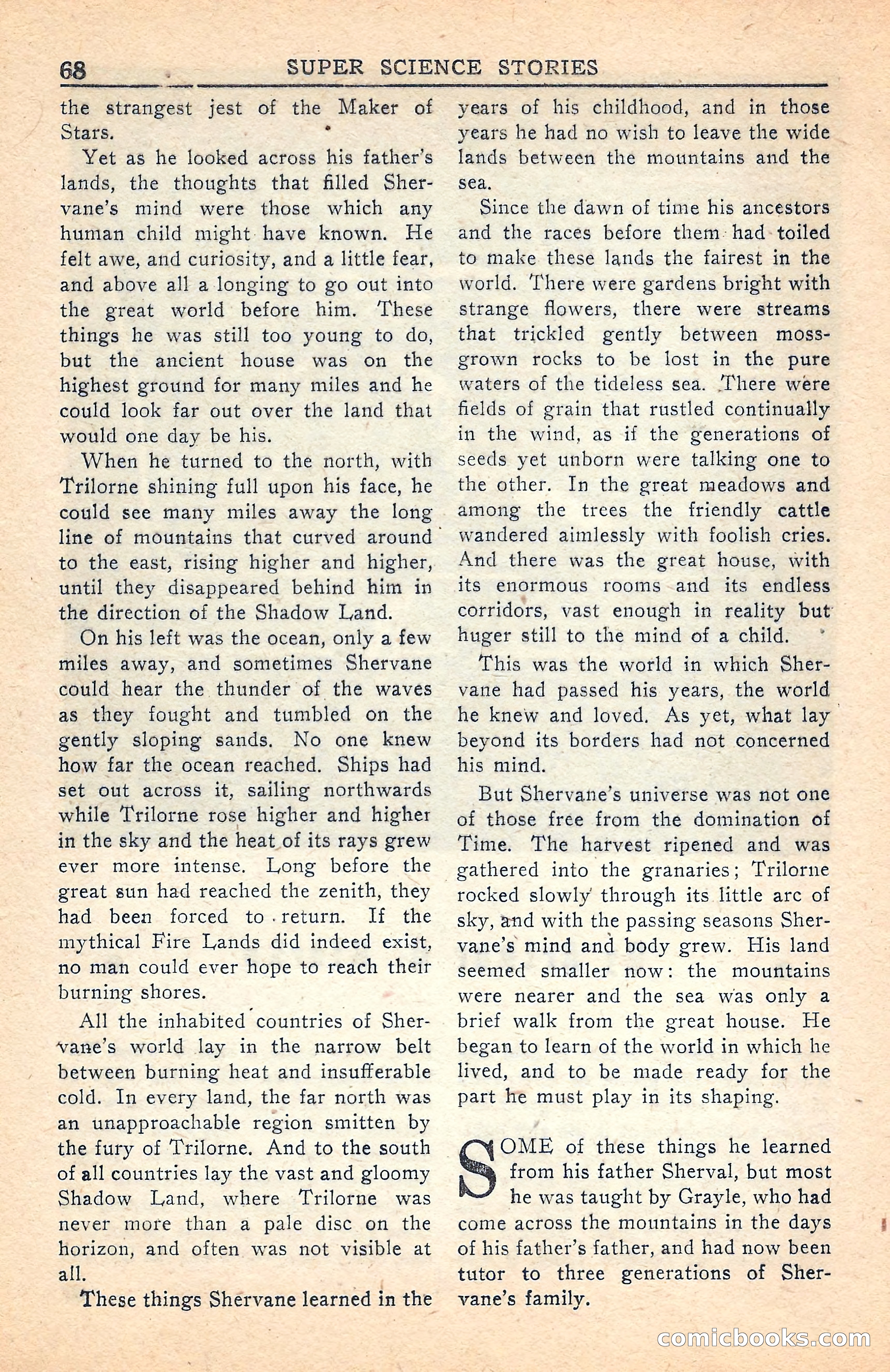 Super Science Stories, July 1949 — page 68 of 132