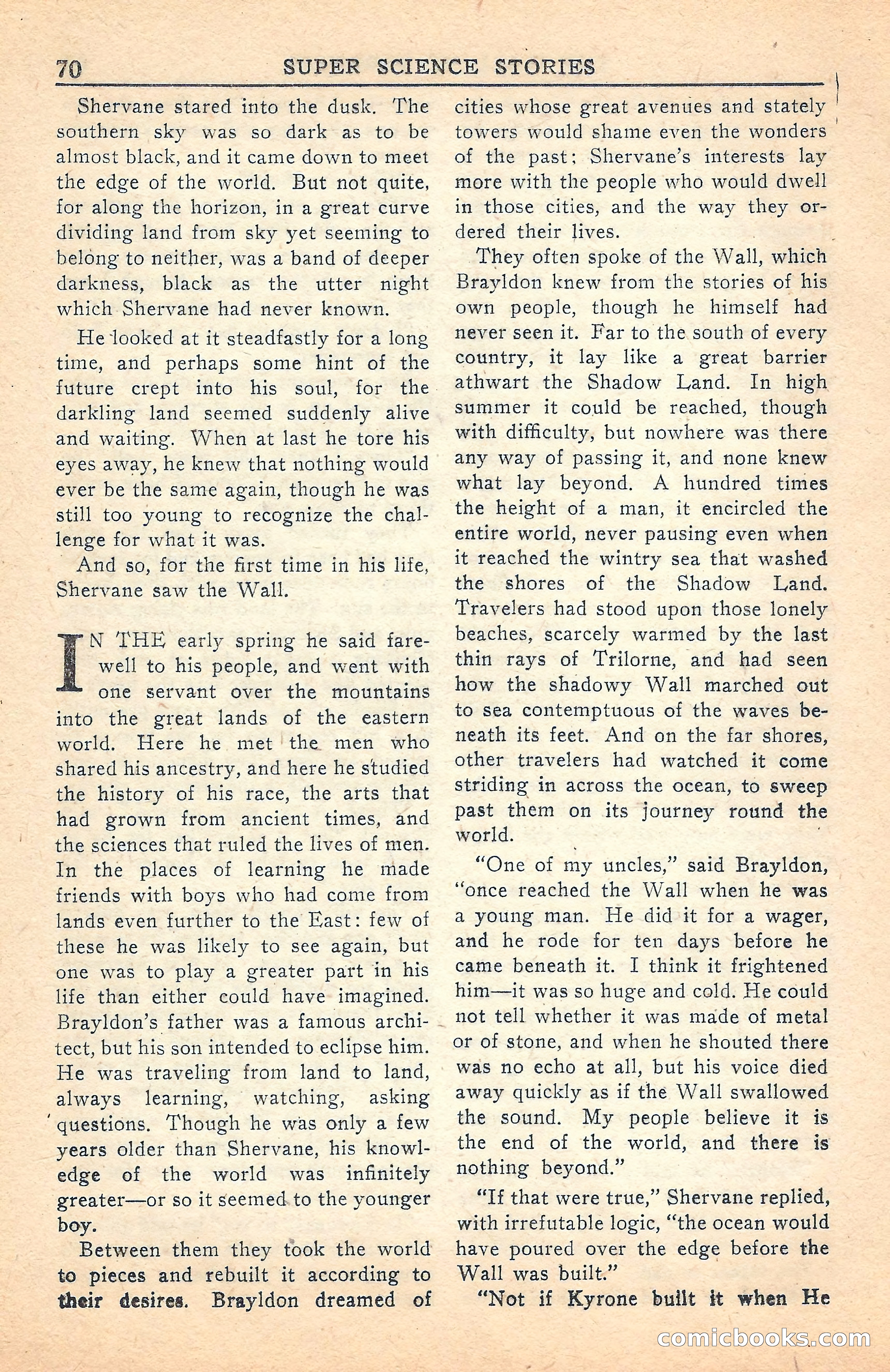 Super Science Stories, July 1949 — page 70 of 132