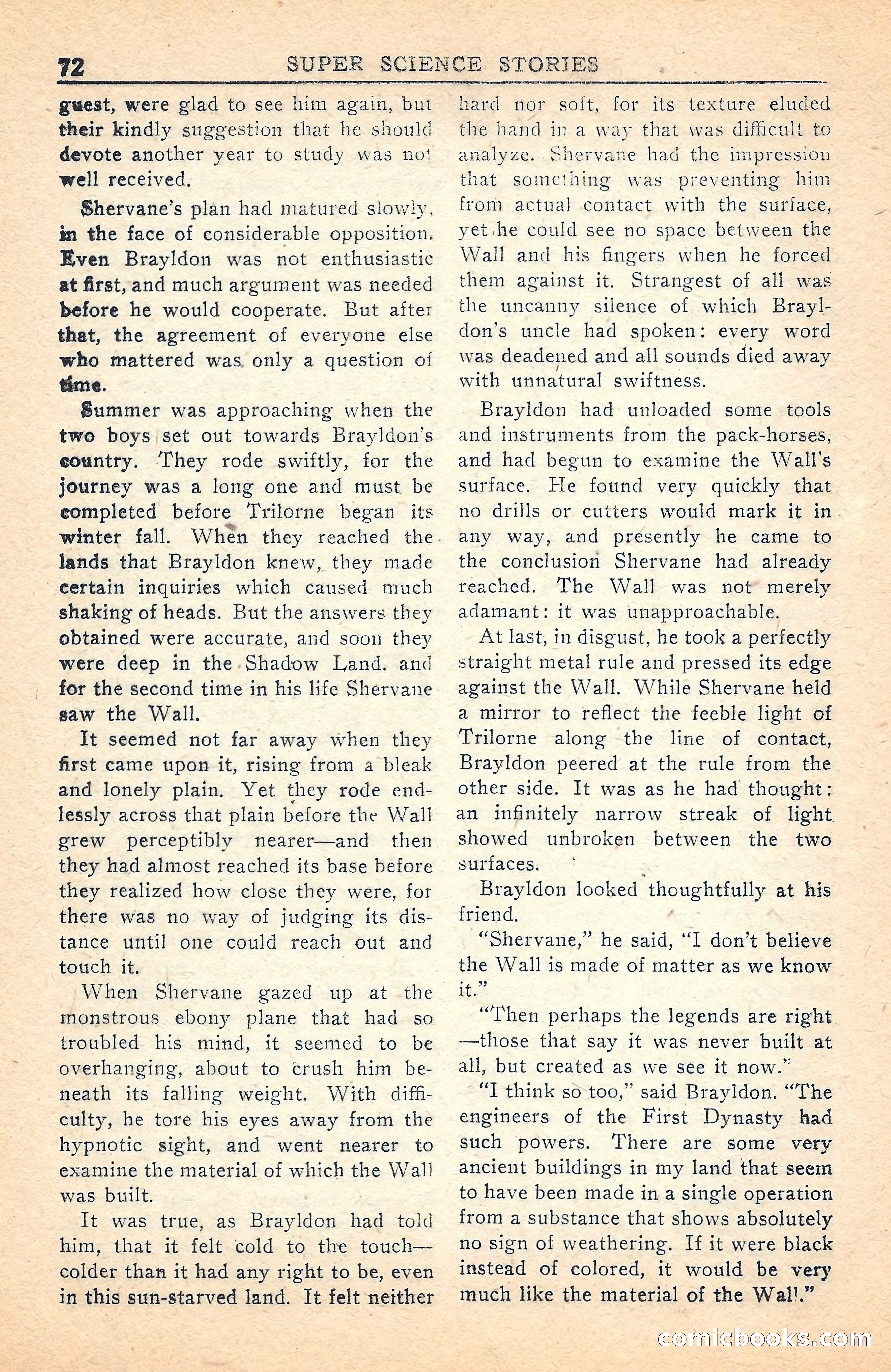 Super Science Stories, July 1949 — page 72 of 132