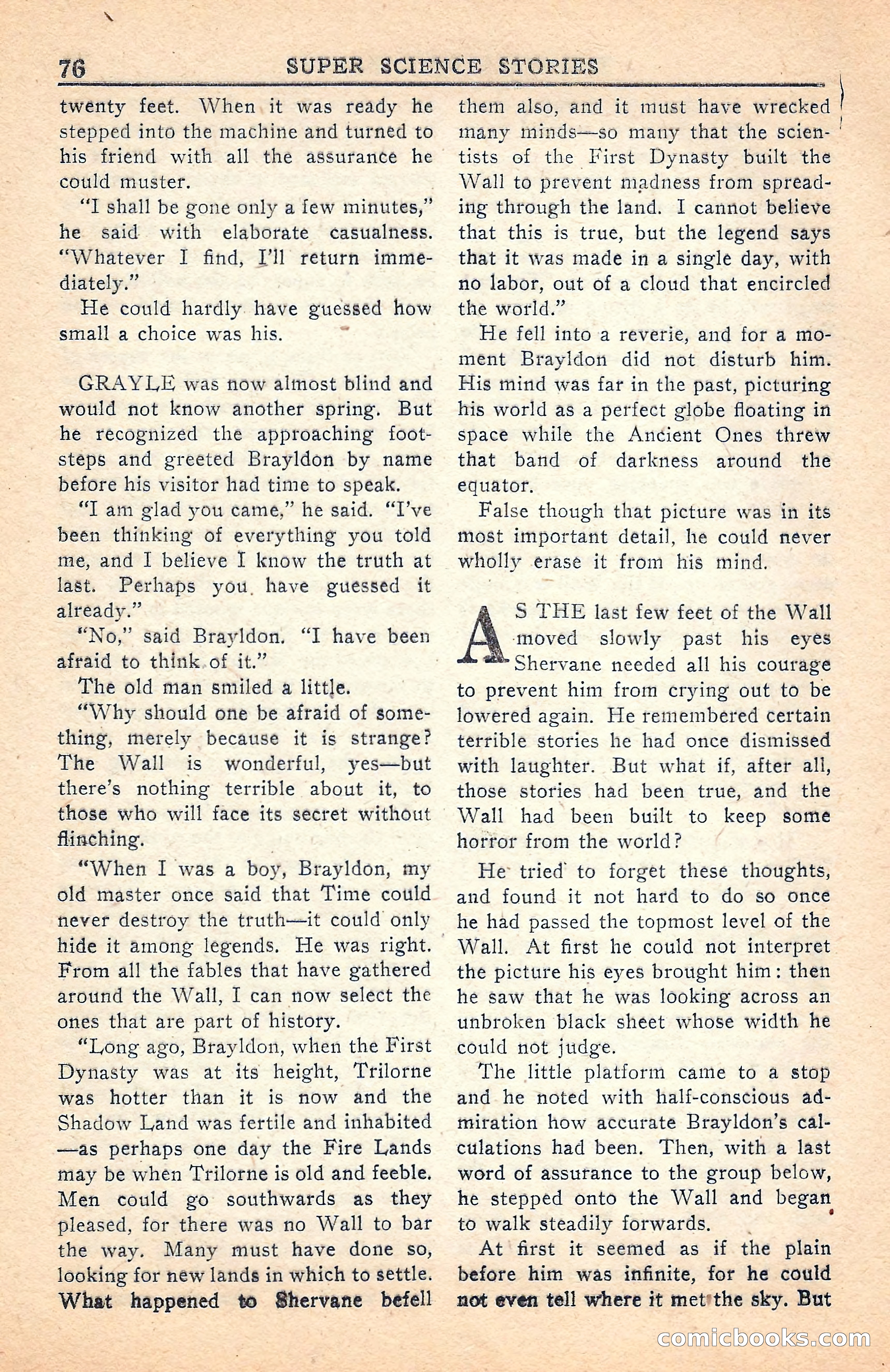 Super Science Stories, July 1949 — page 76 of 132