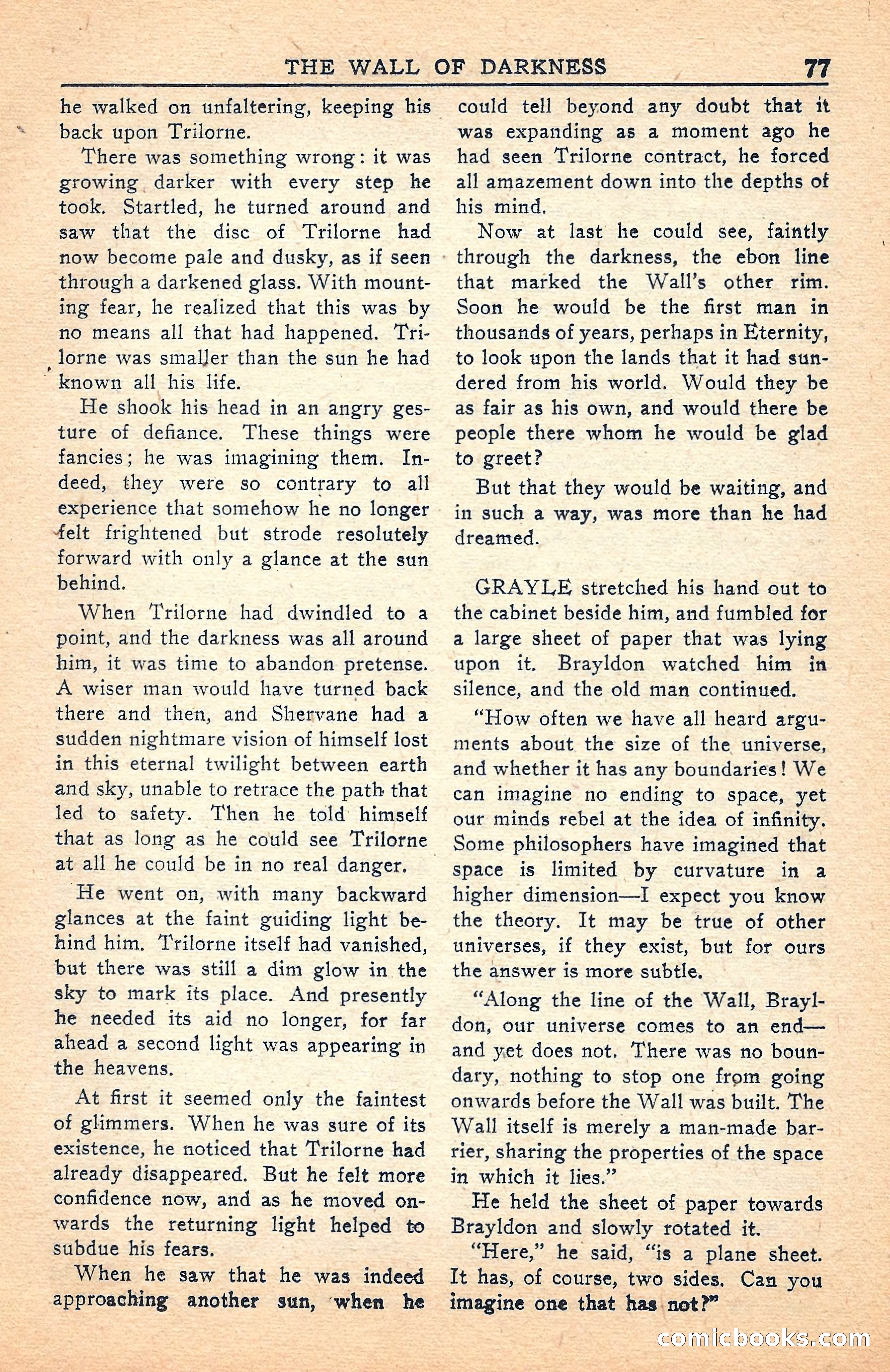 Super Science Stories, July 1949 — page 77 of 132