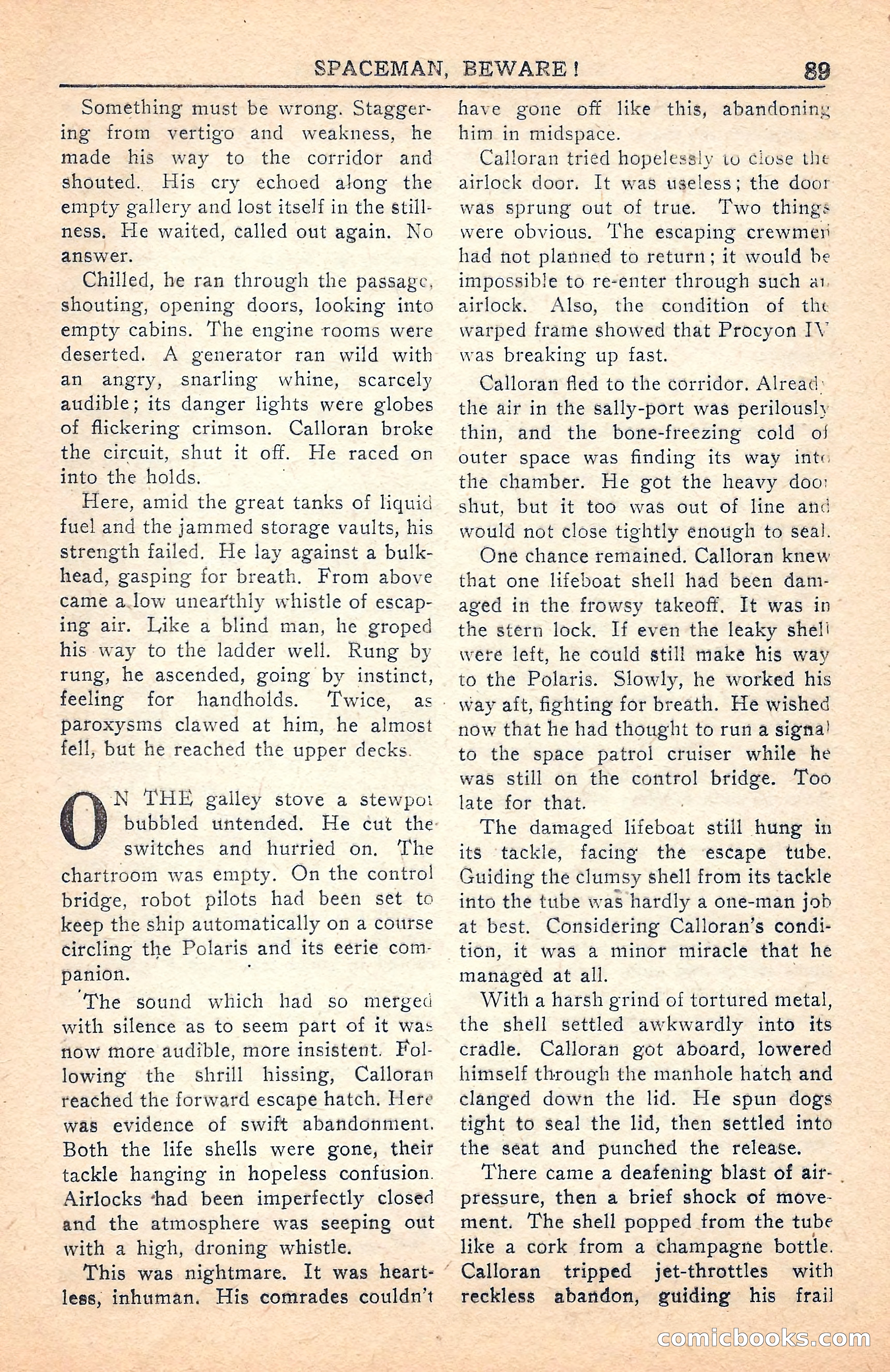 Super Science Stories, July 1949 — page 89 of 132