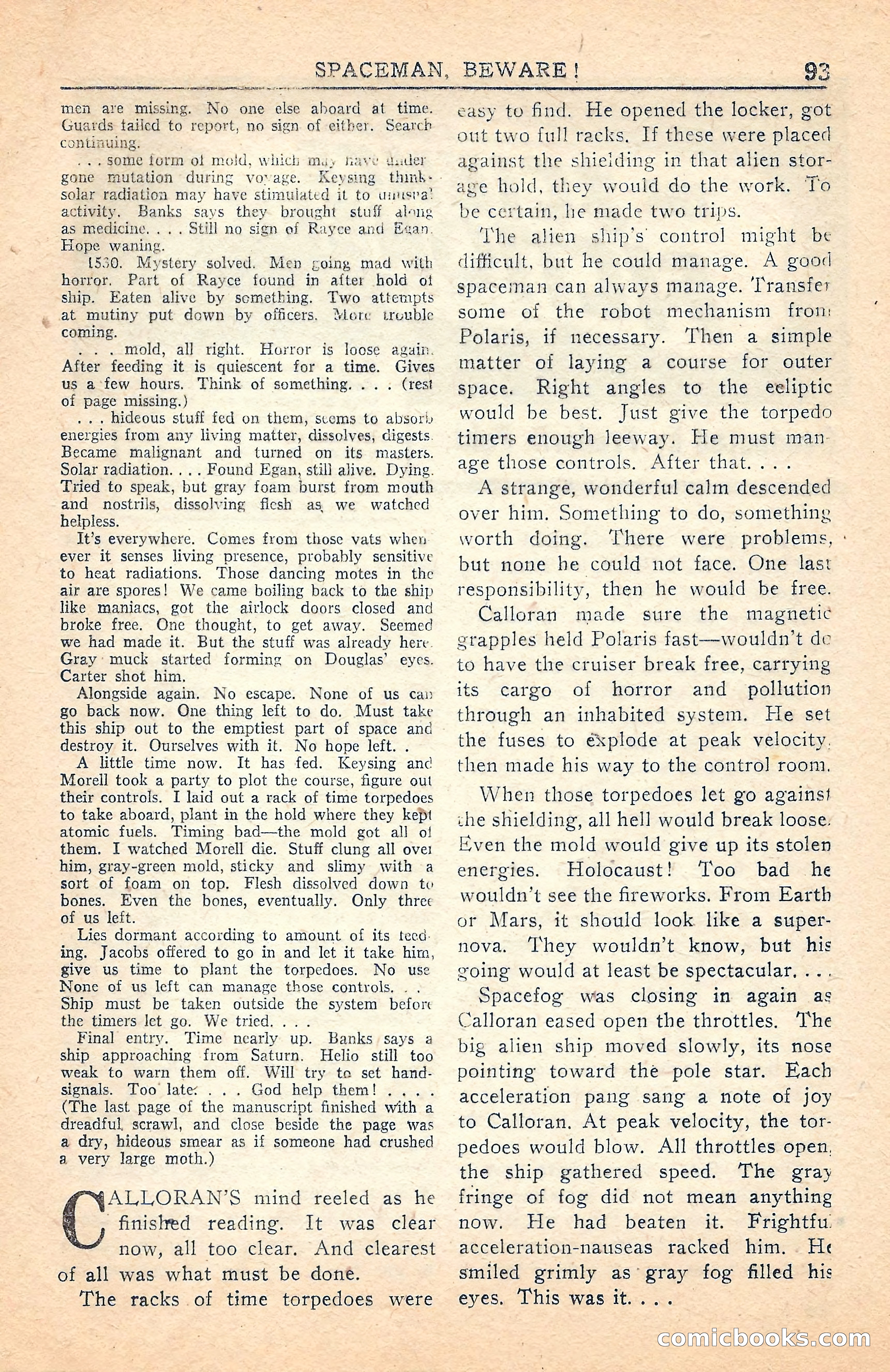 Super Science Stories, July 1949 — page 93 of 132