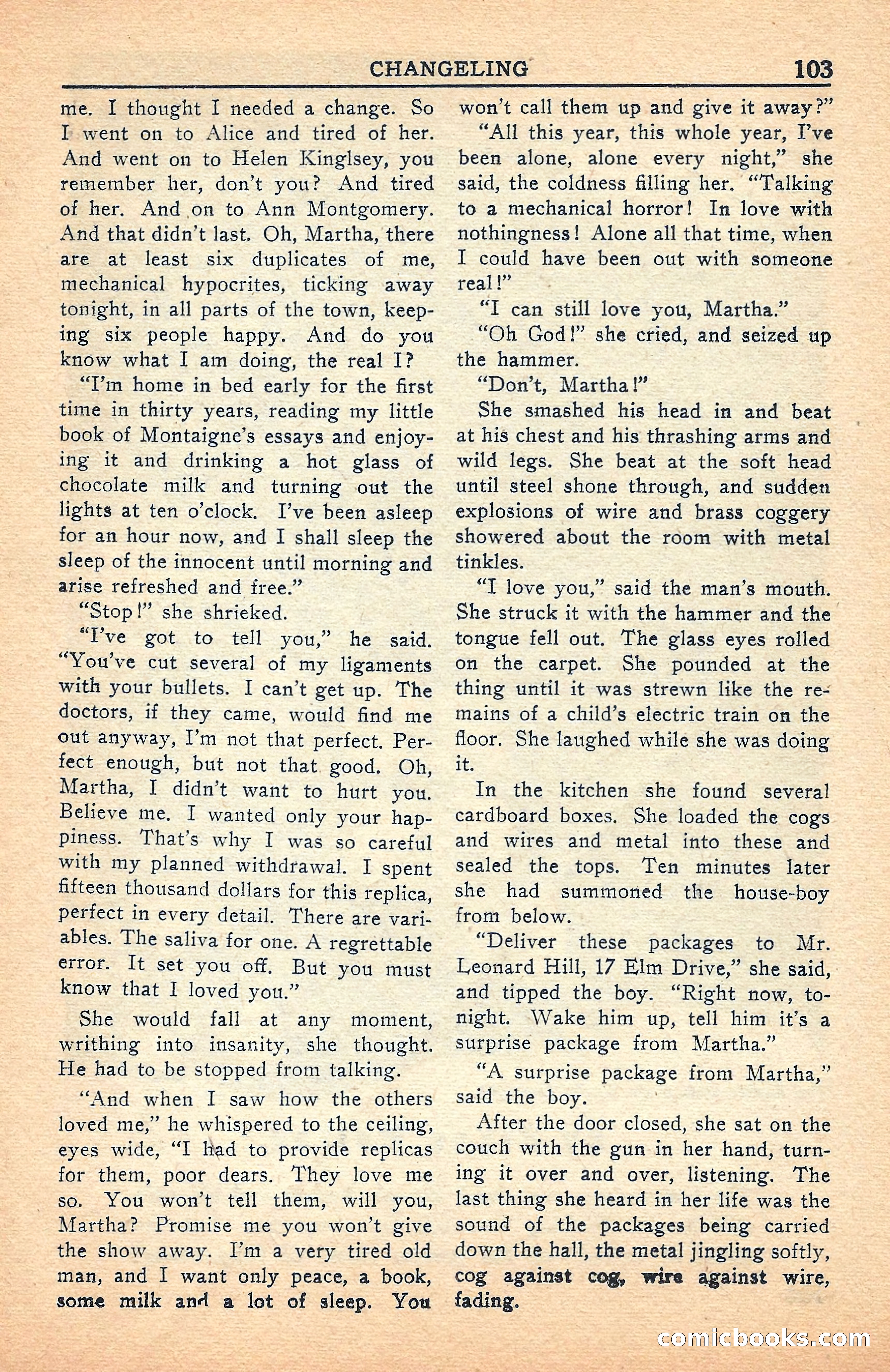 Super Science Stories, July 1949 — page 103 of 132