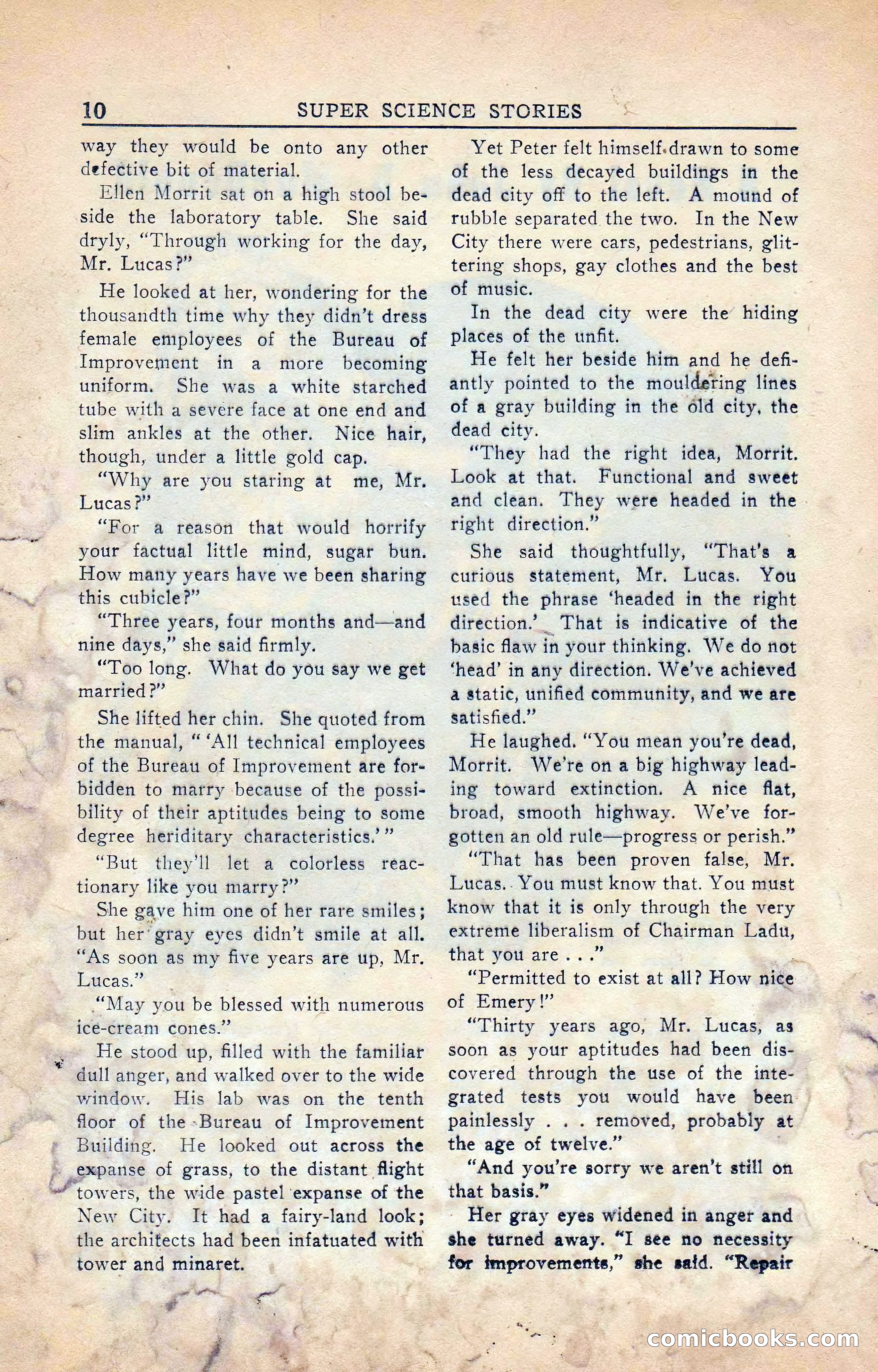 Super Science Stories, Vol. 5, No. 4 — page 11 of 132