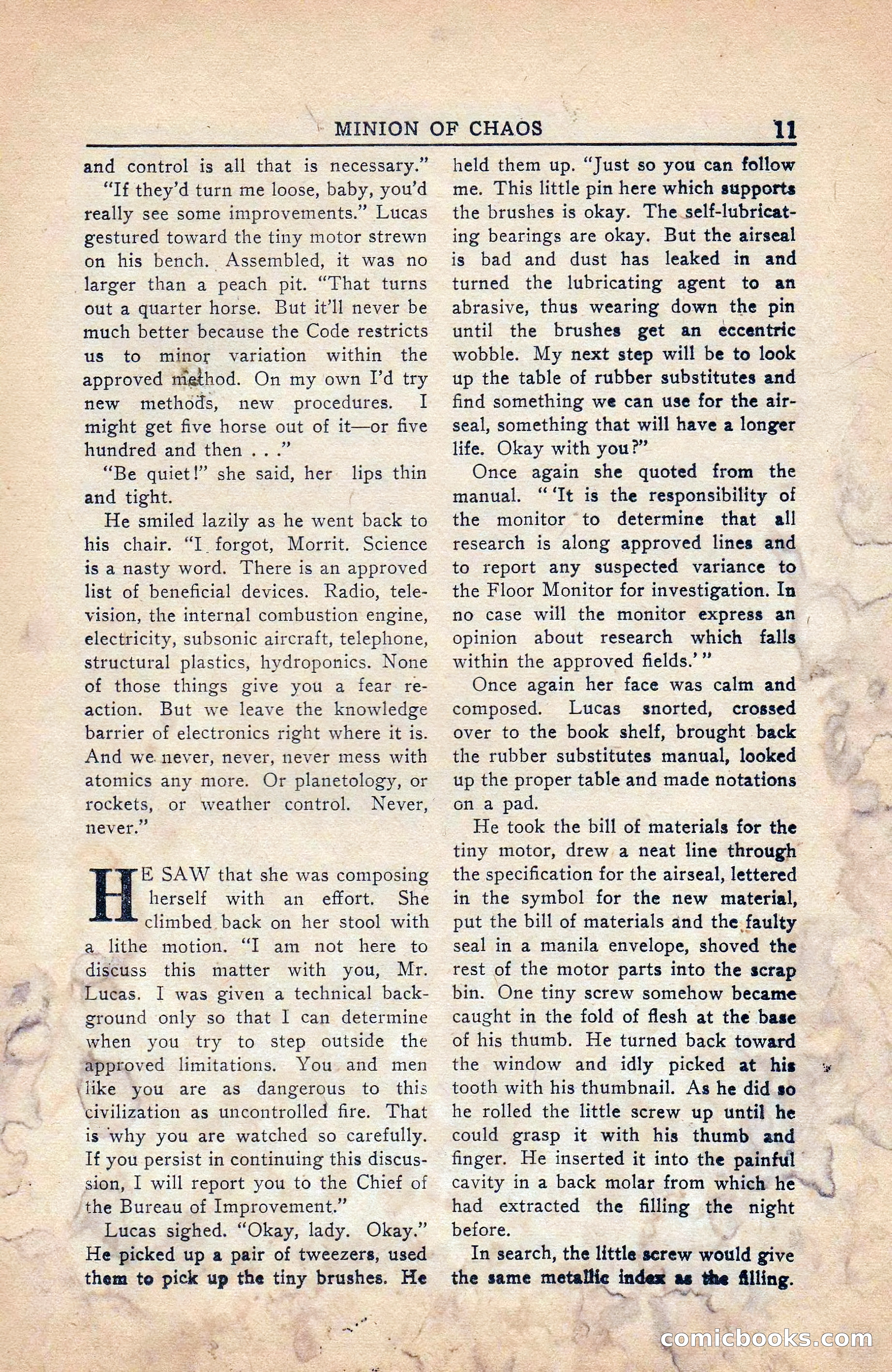 Super Science Stories, Vol. 5, No. 4 — page 12 of 132