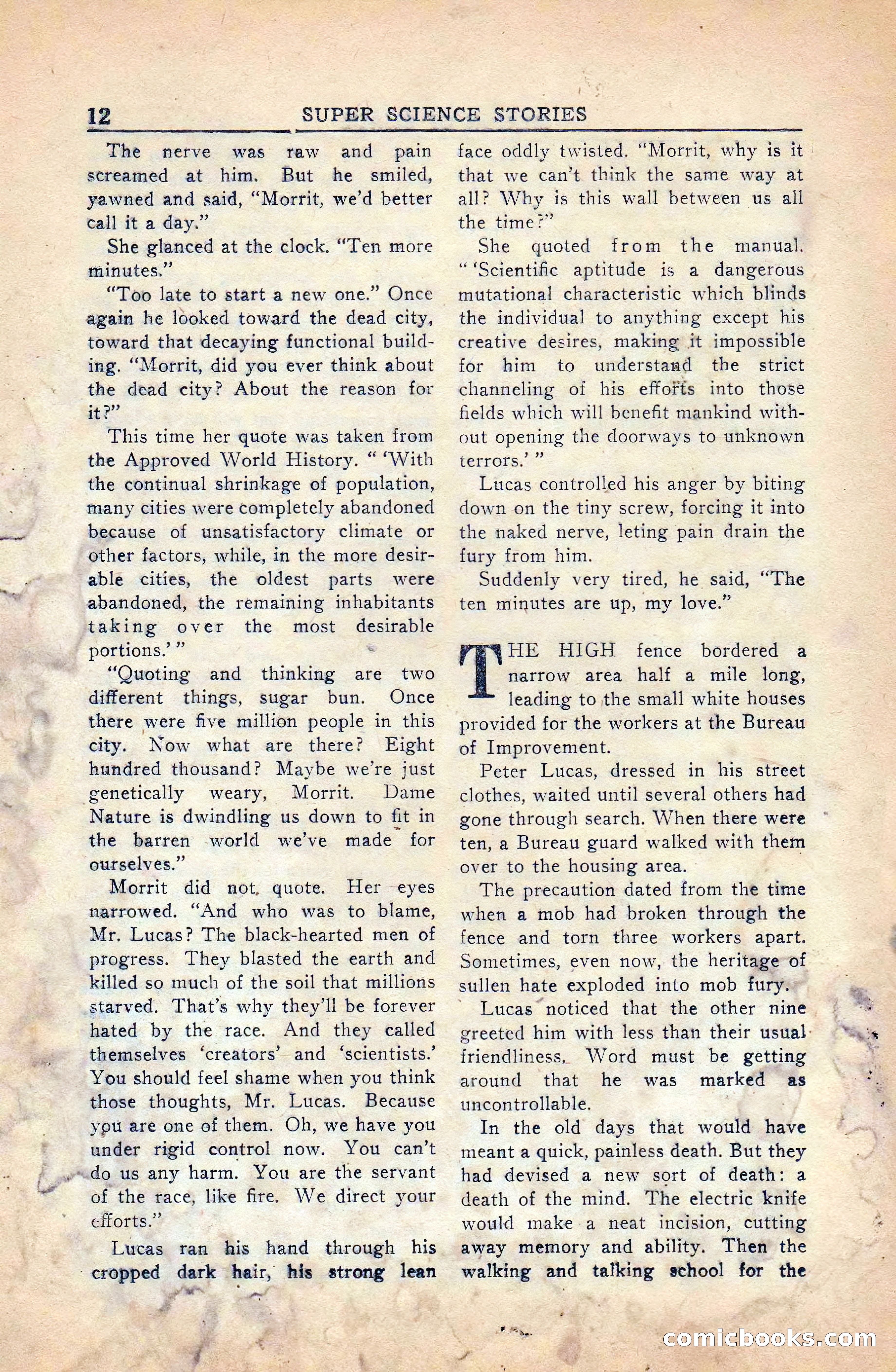 Super Science Stories, Vol. 5, No. 4 — page 13 of 132