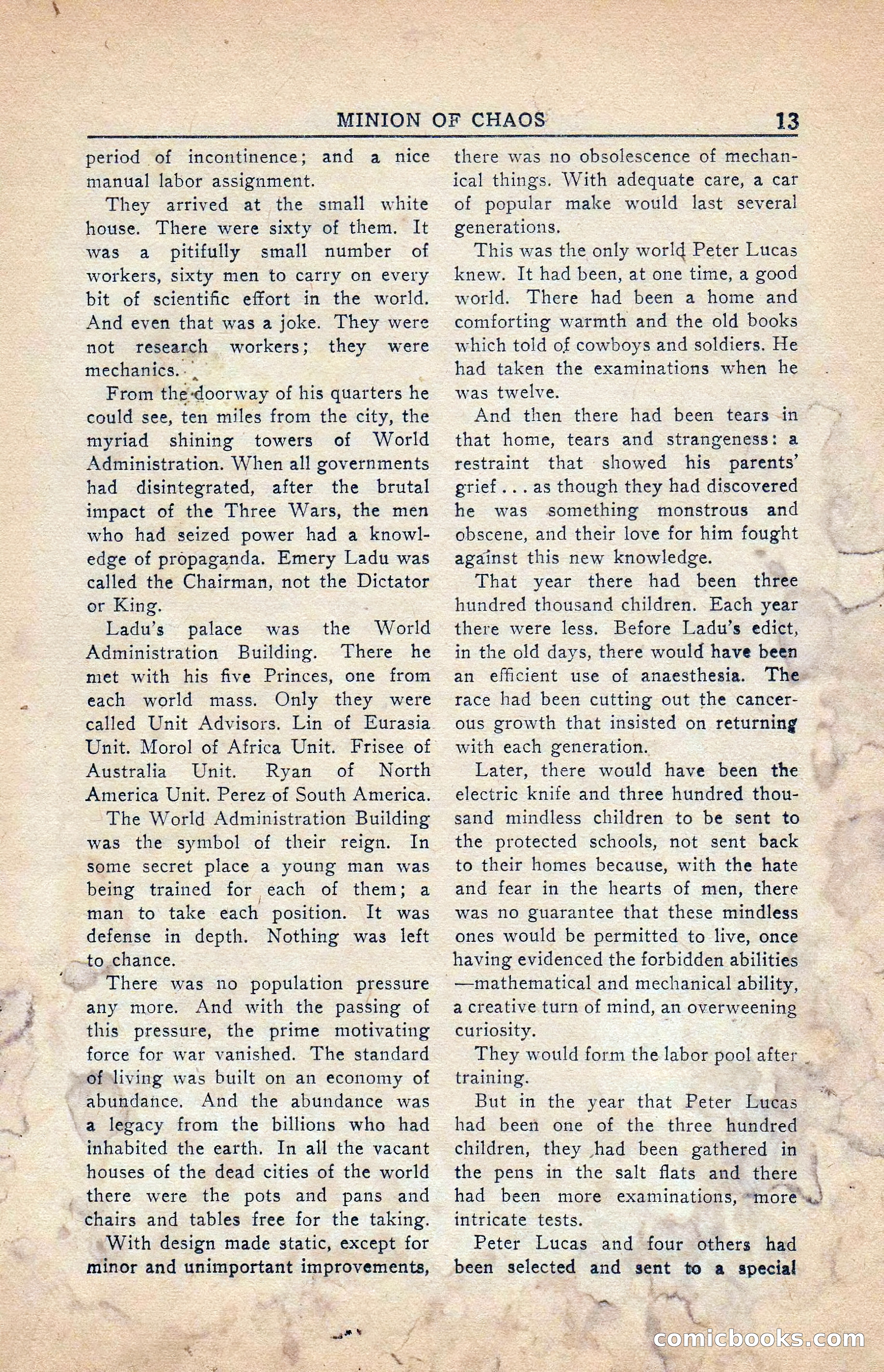 Super Science Stories, Vol. 5, No. 4 — page 14 of 132