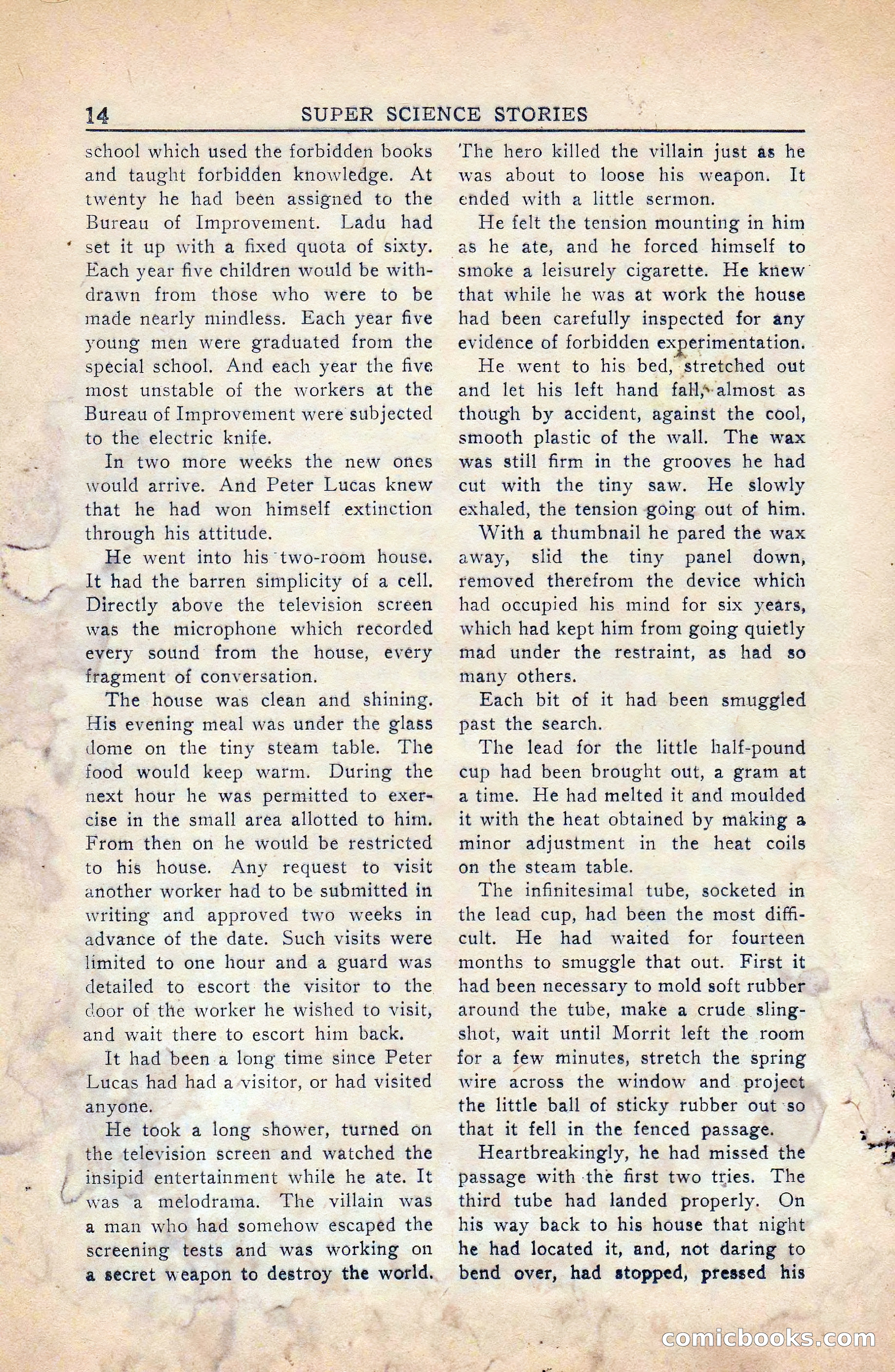 Super Science Stories, Vol. 5, No. 4 — page 15 of 132