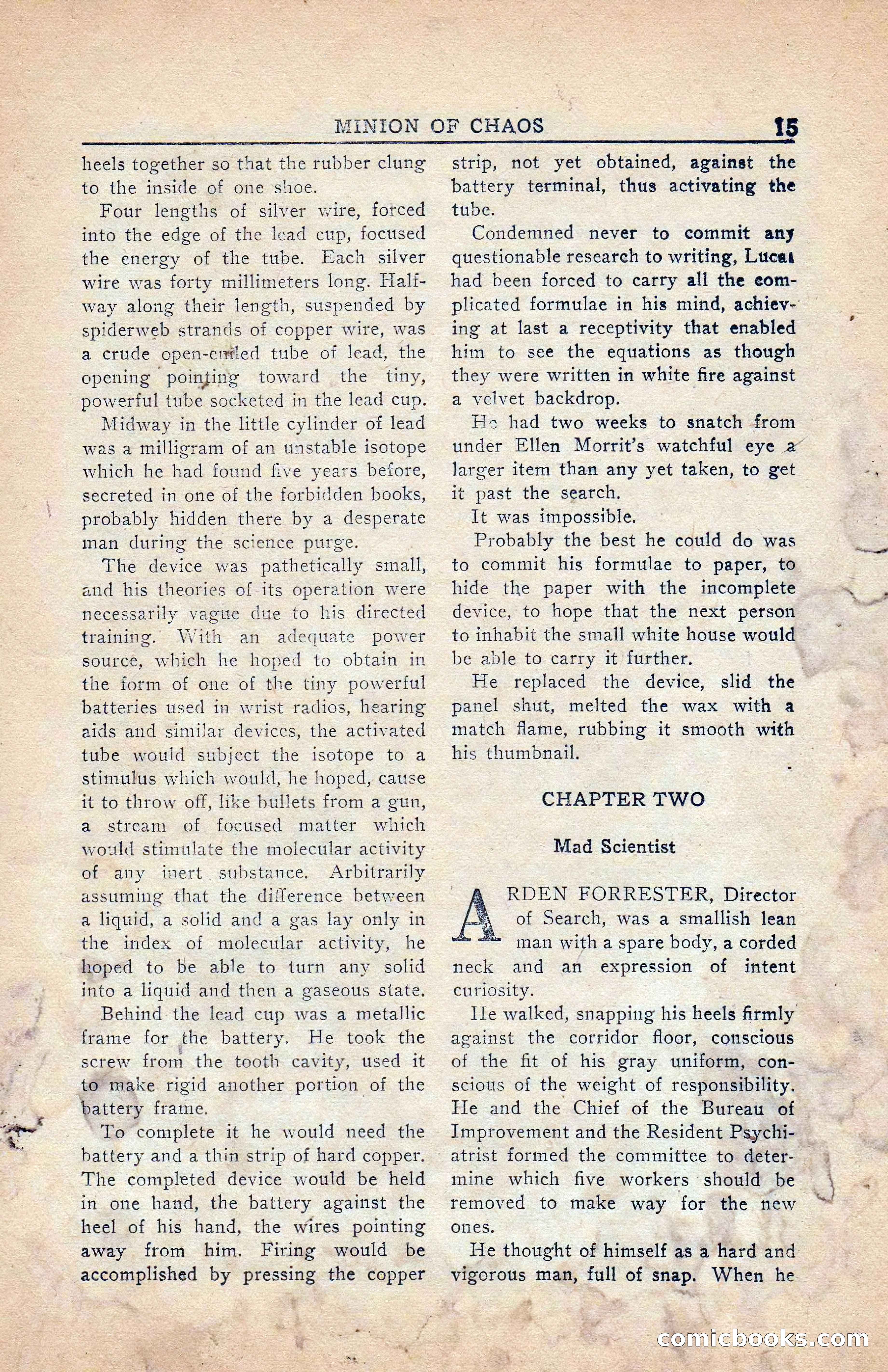 Super Science Stories, Vol. 5, No. 4 — page 16 of 132