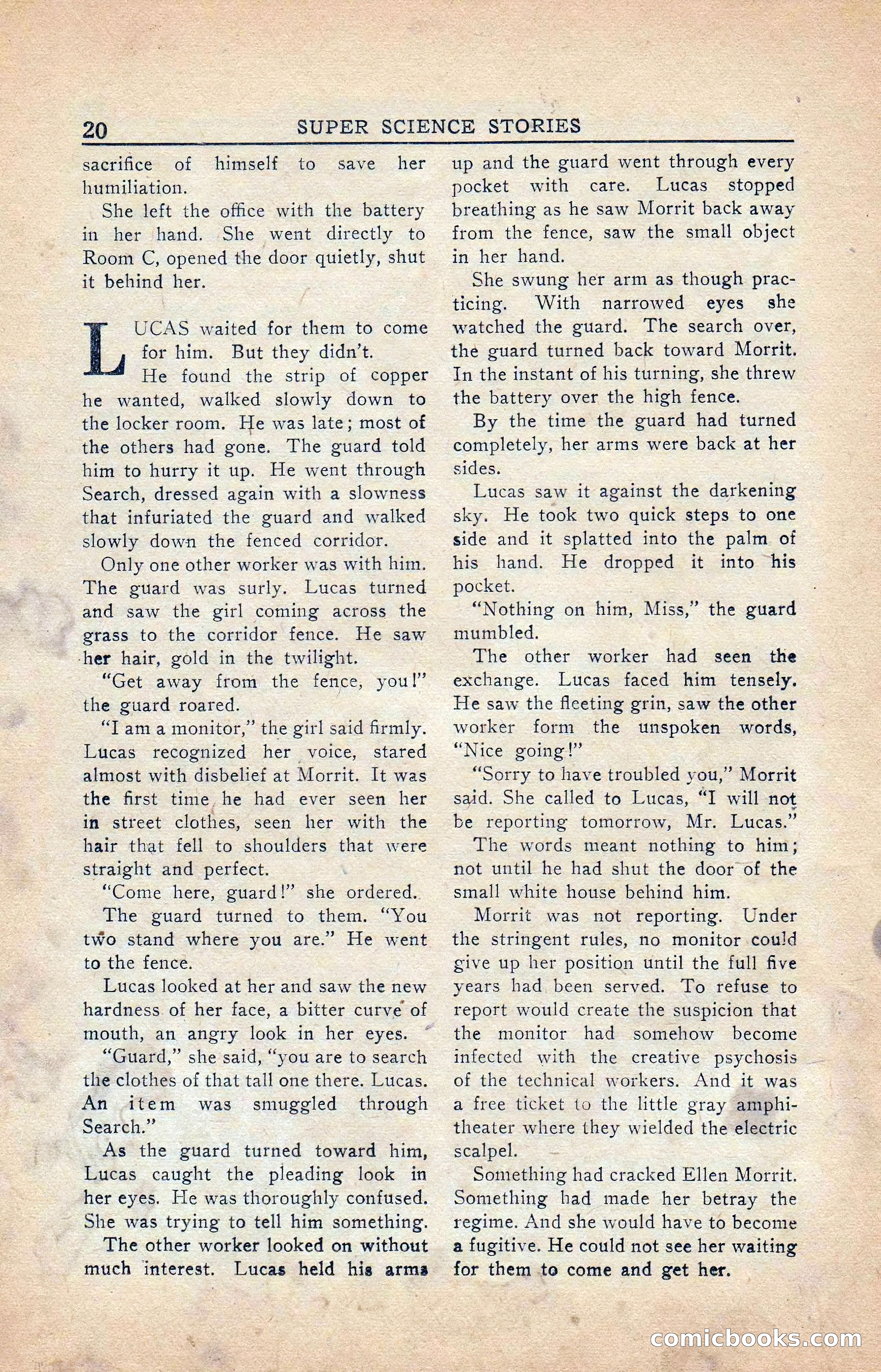 Super Science Stories, Vol. 5, No. 4 — page 21 of 132