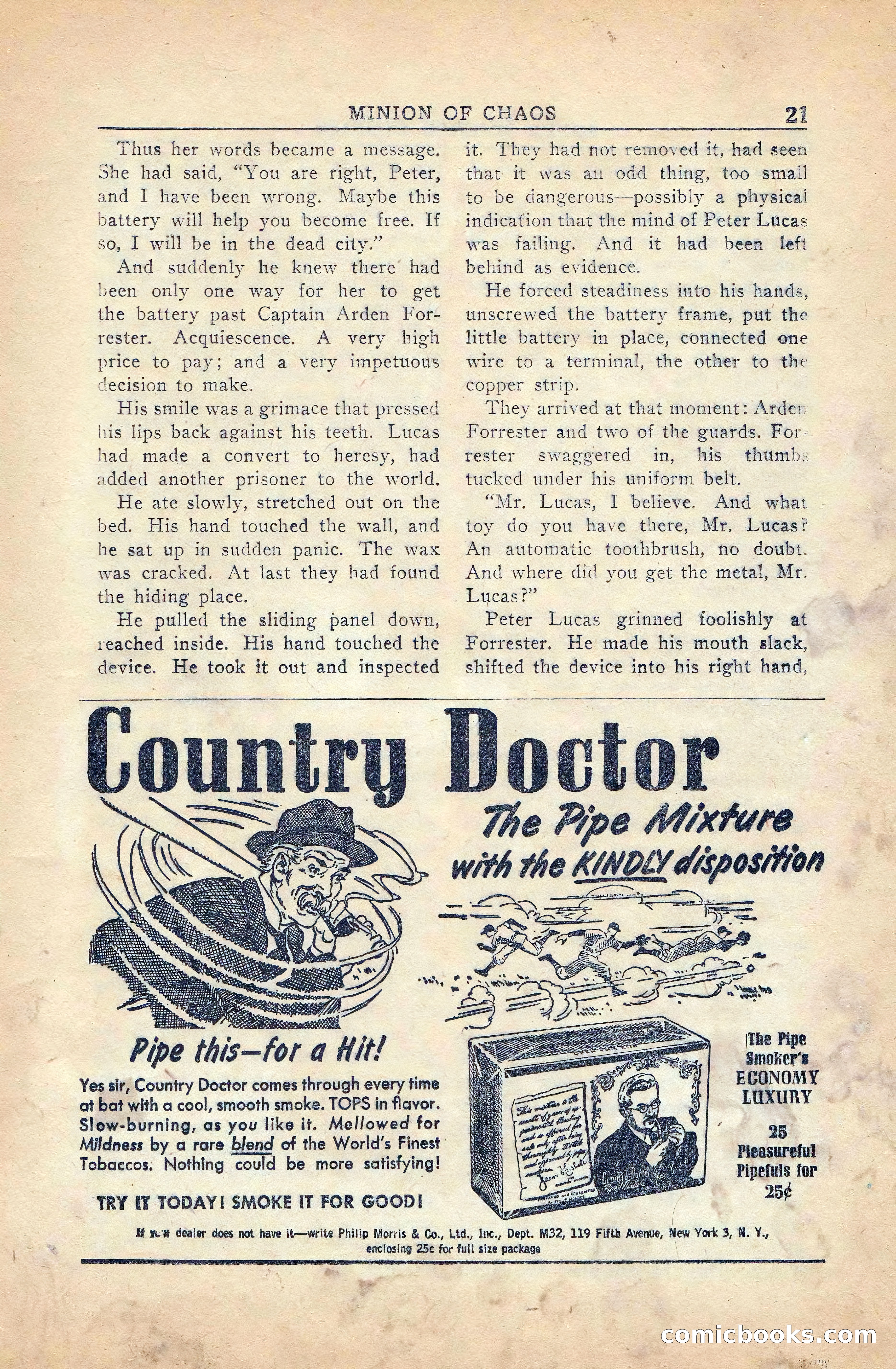 Super Science Stories, Vol. 5, No. 4 — page 22 of 132