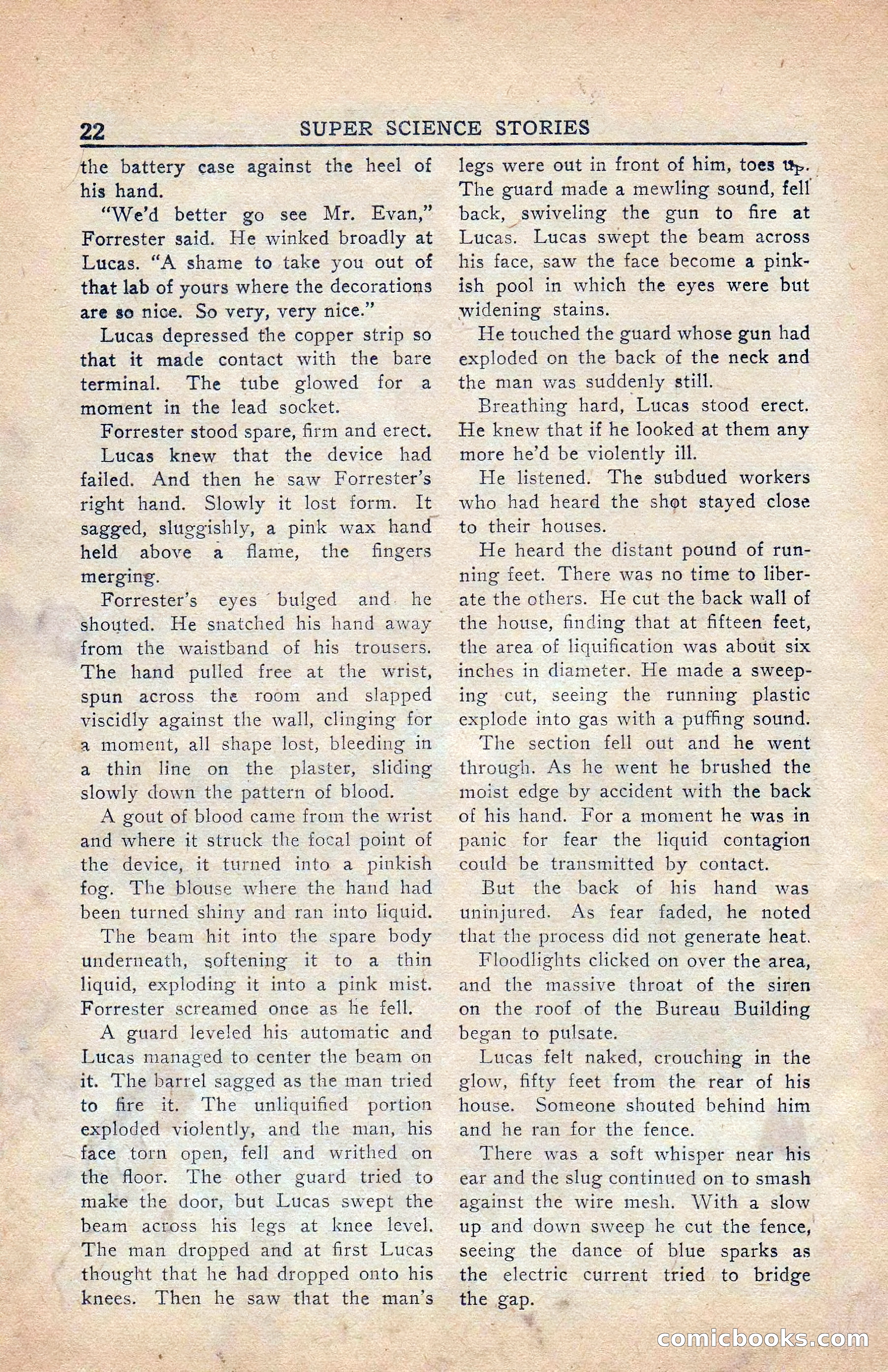 Super Science Stories, Vol. 5, No. 4 — page 23 of 132