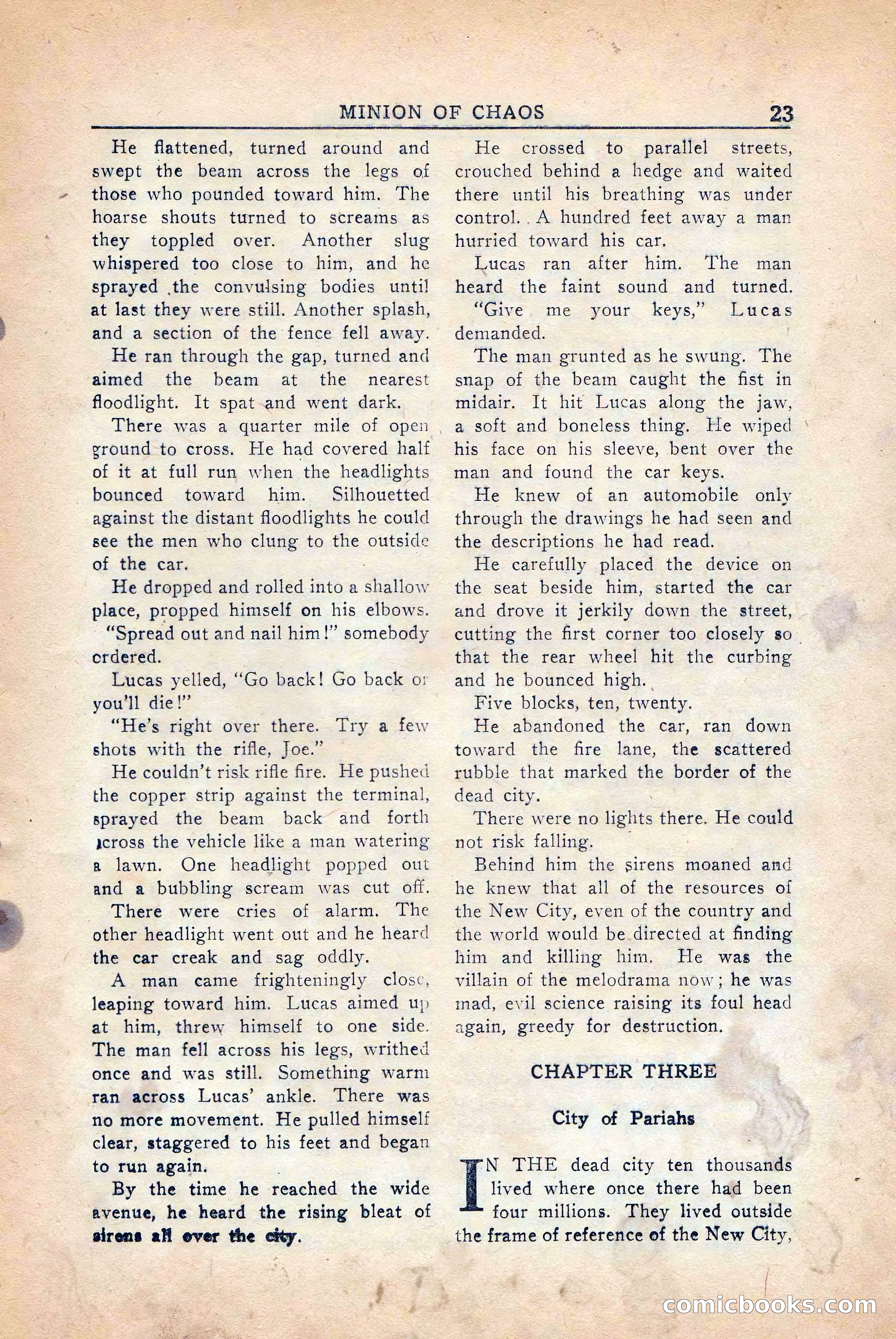 Super Science Stories, Vol. 5, No. 4 — page 24 of 132