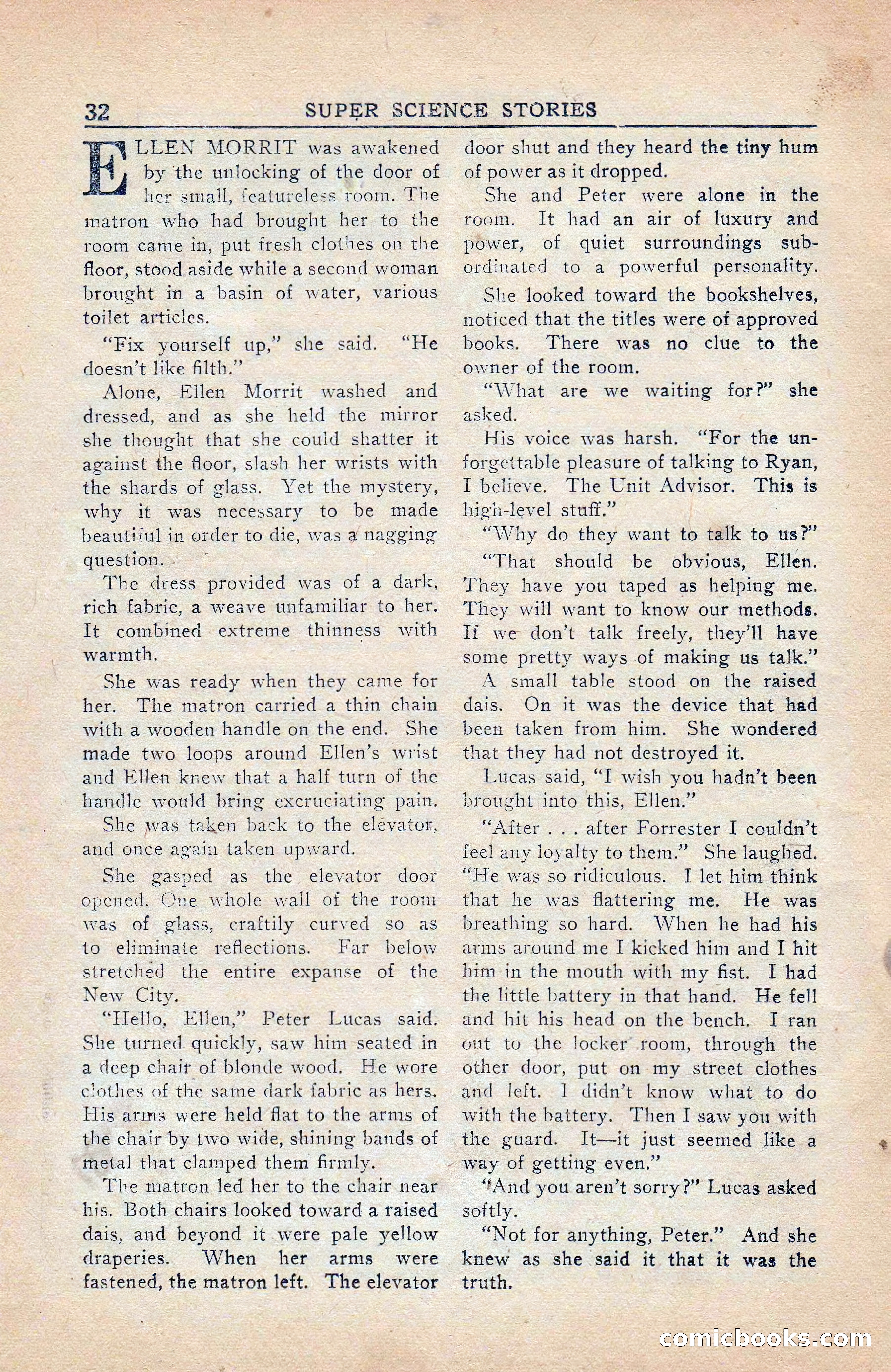 Super Science Stories, Vol. 5, No. 4 — page 33 of 132