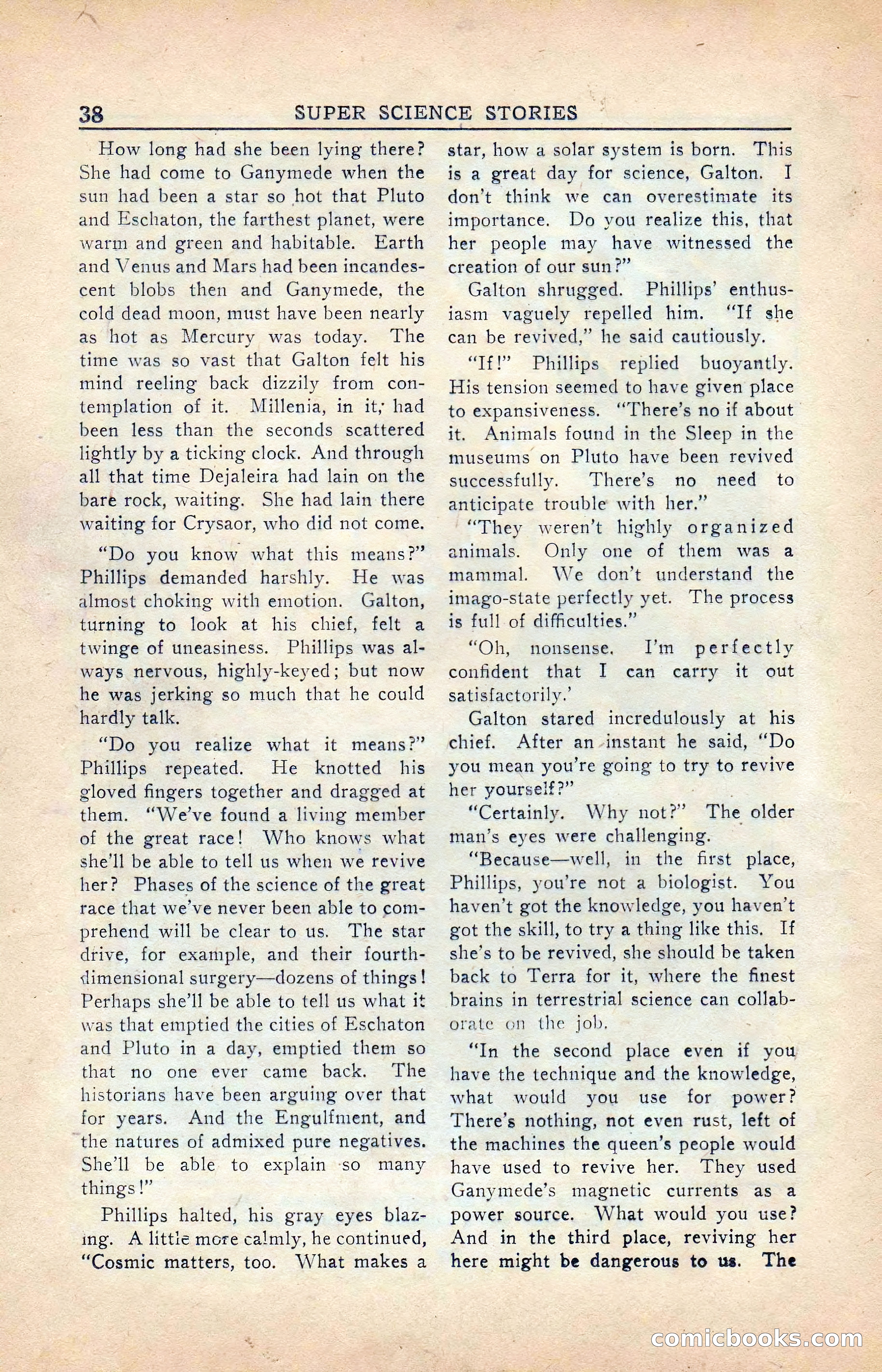 Super Science Stories, Vol. 5, No. 4 — page 39 of 132