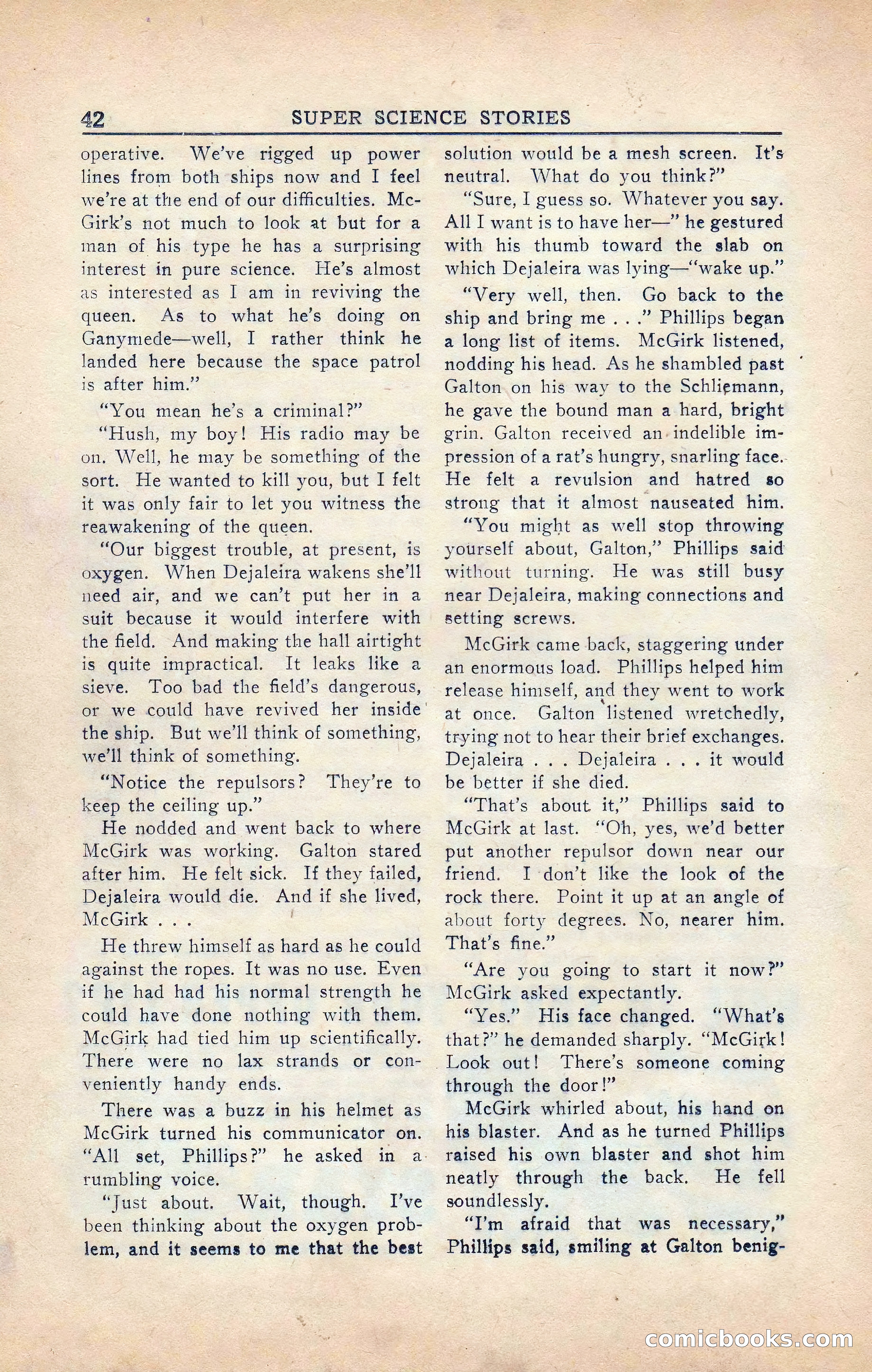 Super Science Stories, Vol. 5, No. 4 — page 43 of 132