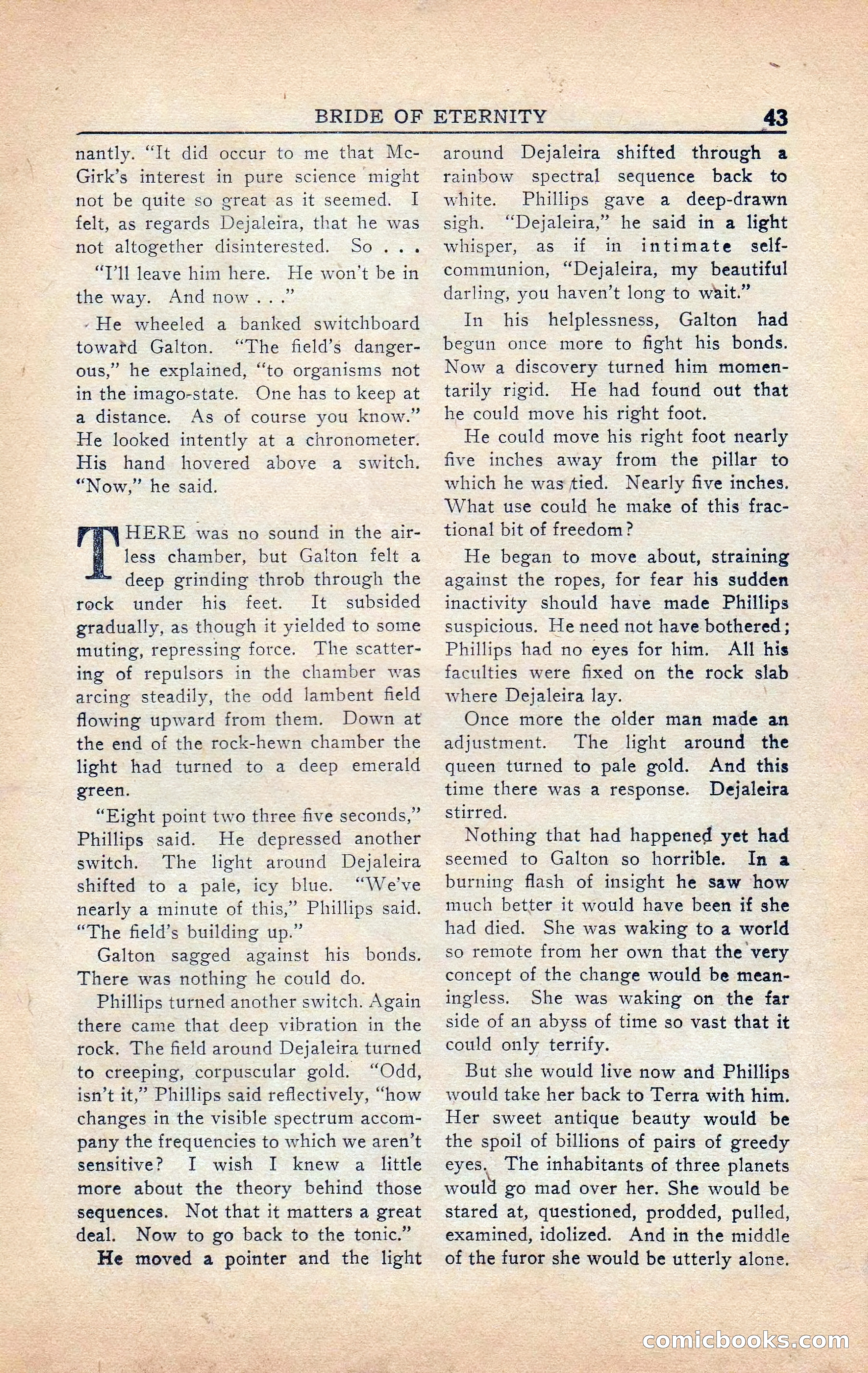 Super Science Stories, Vol. 5, No. 4 — page 44 of 132
