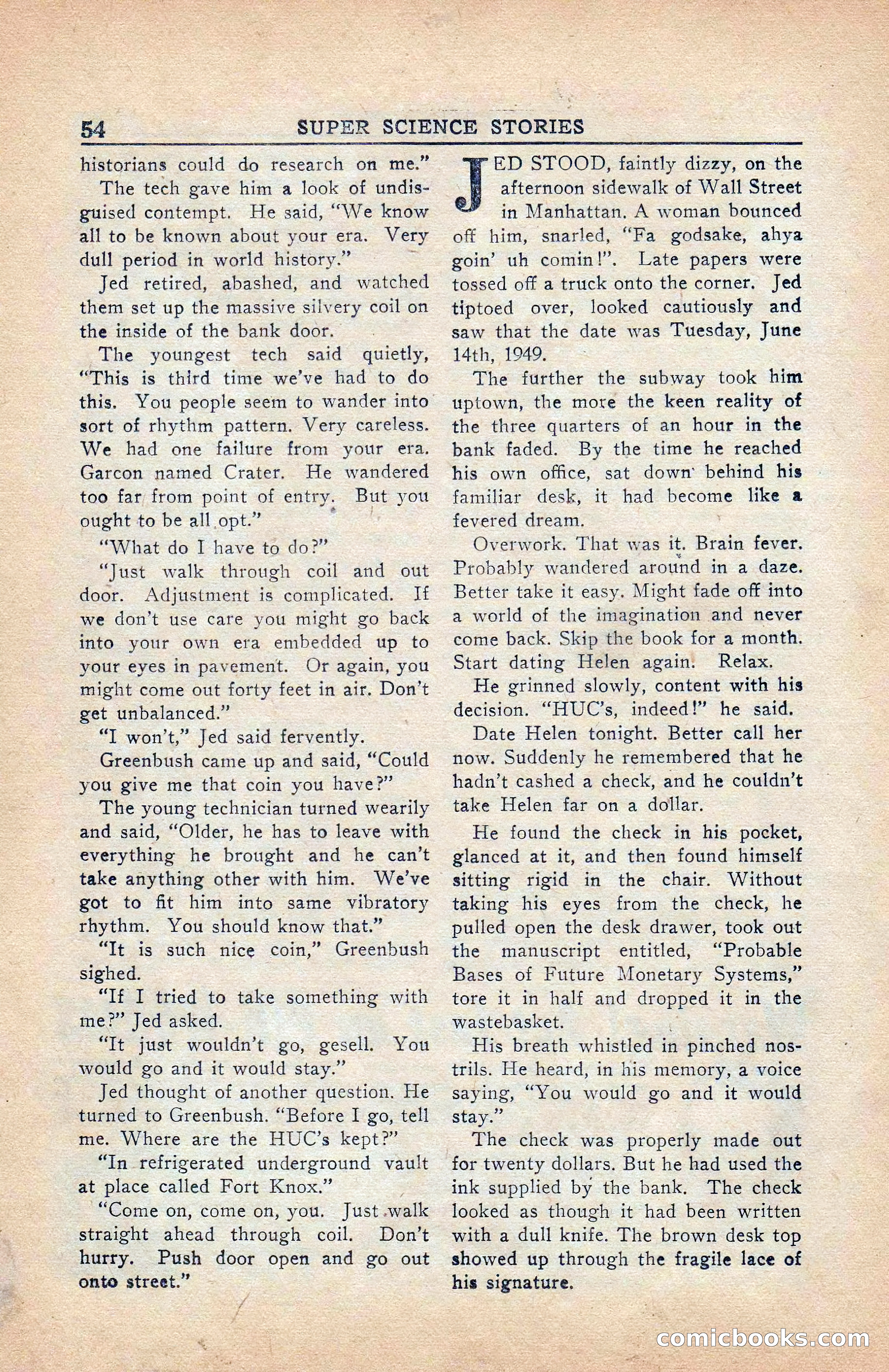 Super Science Stories, Vol. 5, No. 4 — page 55 of 132