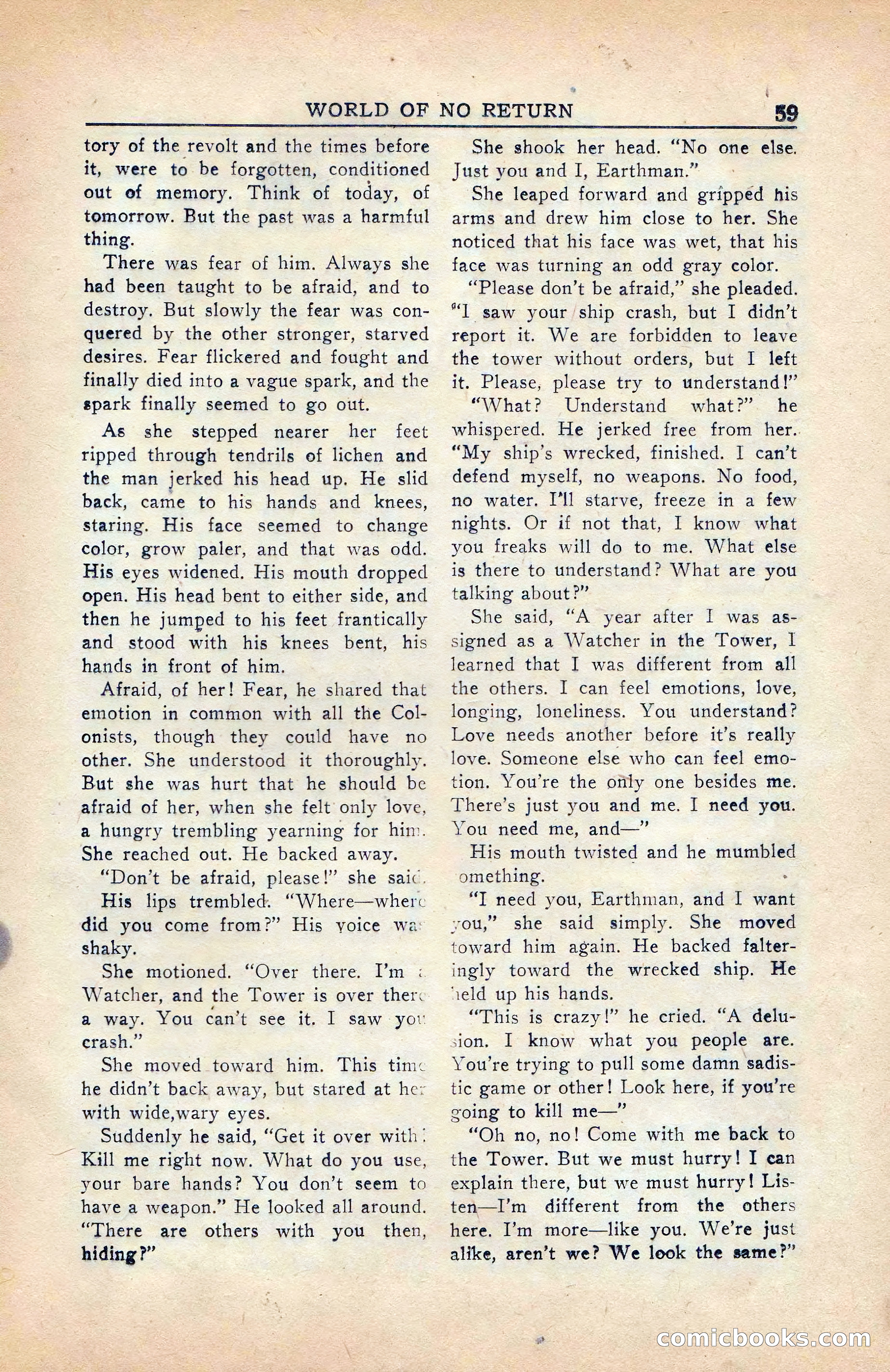 Super Science Stories, Vol. 5, No. 4 — page 60 of 132