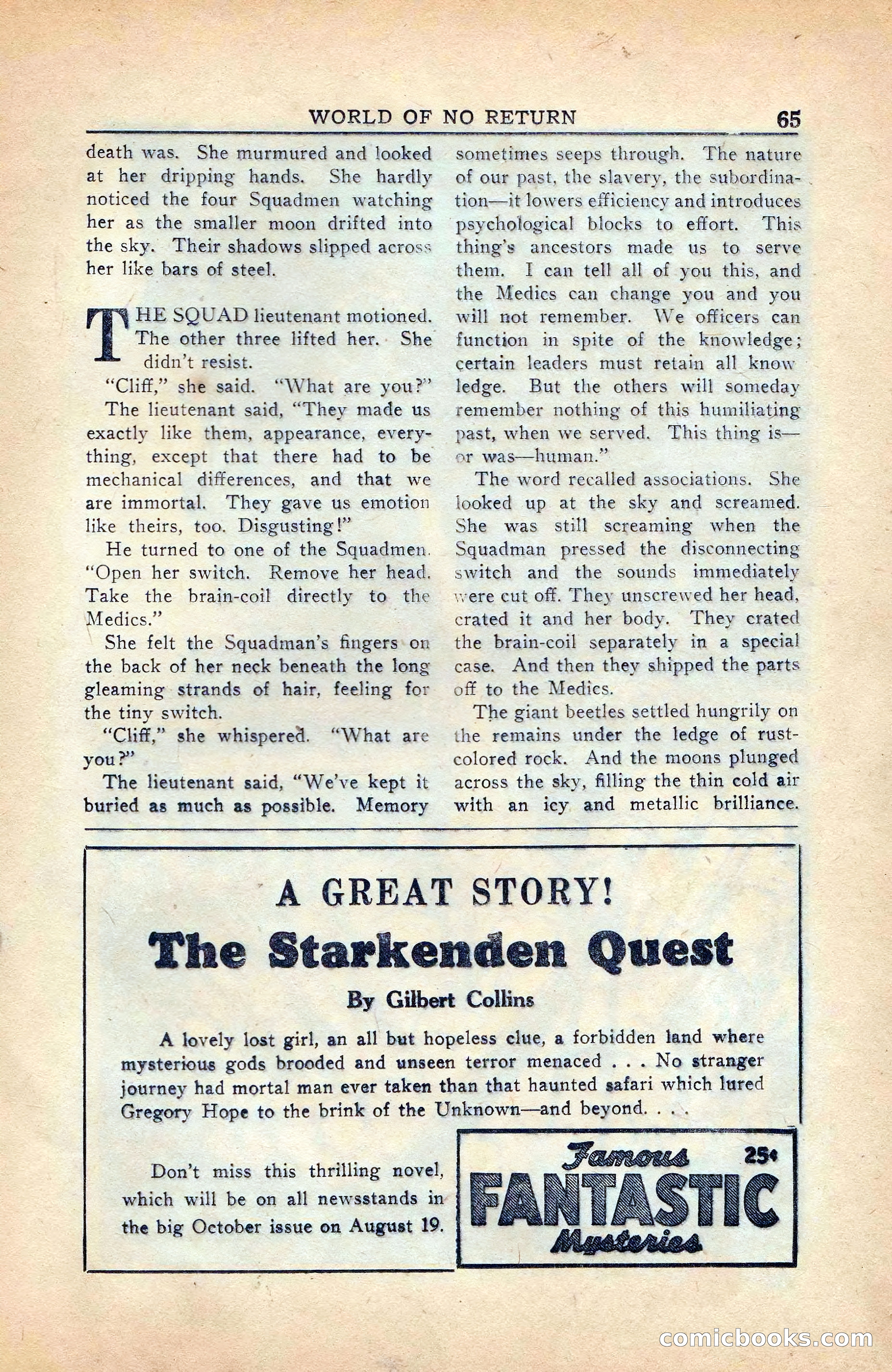 Super Science Stories, Vol. 5, No. 4 — page 66 of 132