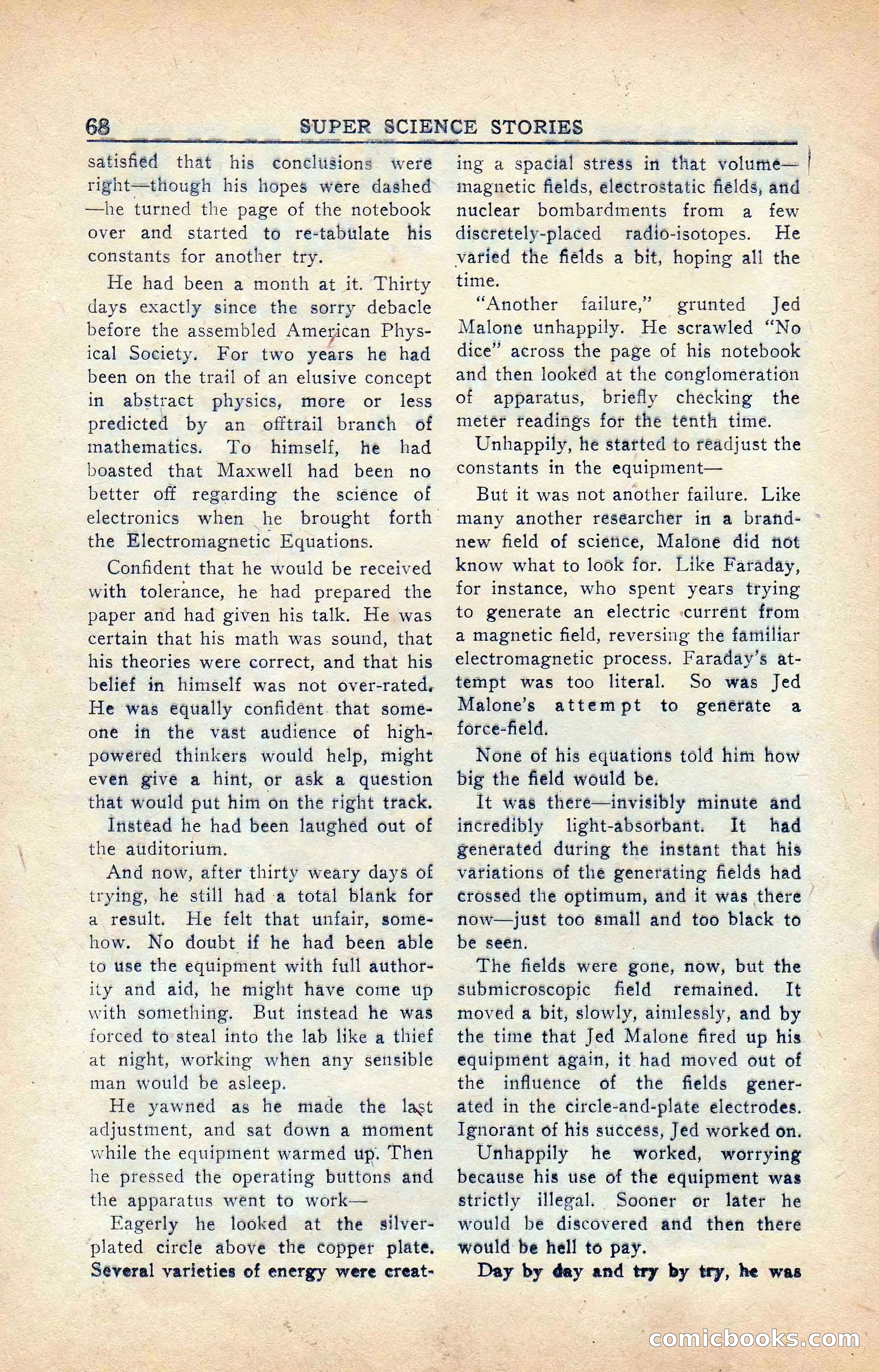 Super Science Stories, Vol. 5, No. 4 — page 69 of 132