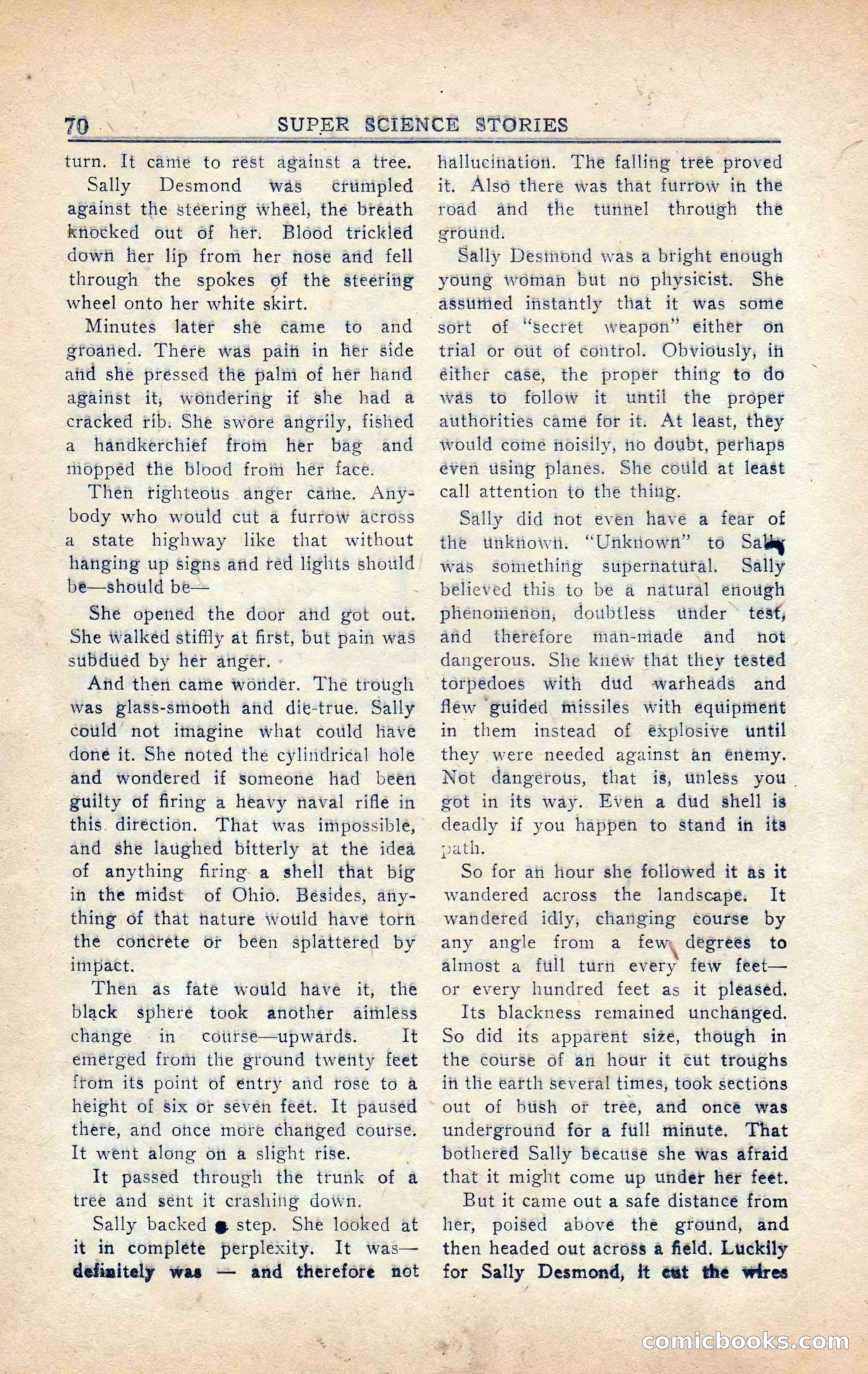 Super Science Stories, Vol. 5, No. 4 — page 71 of 132
