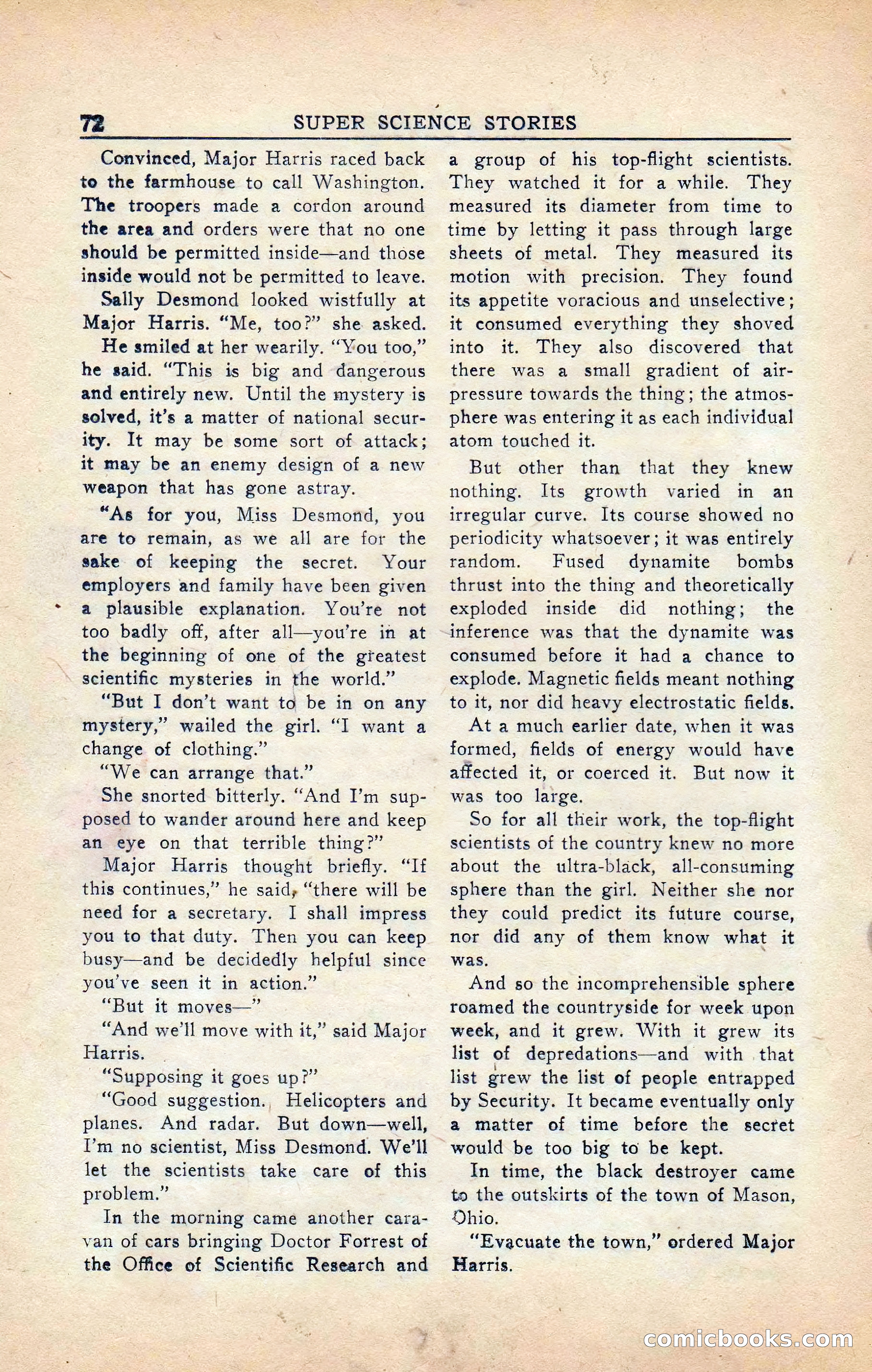 Super Science Stories, Vol. 5, No. 4 — page 73 of 132
