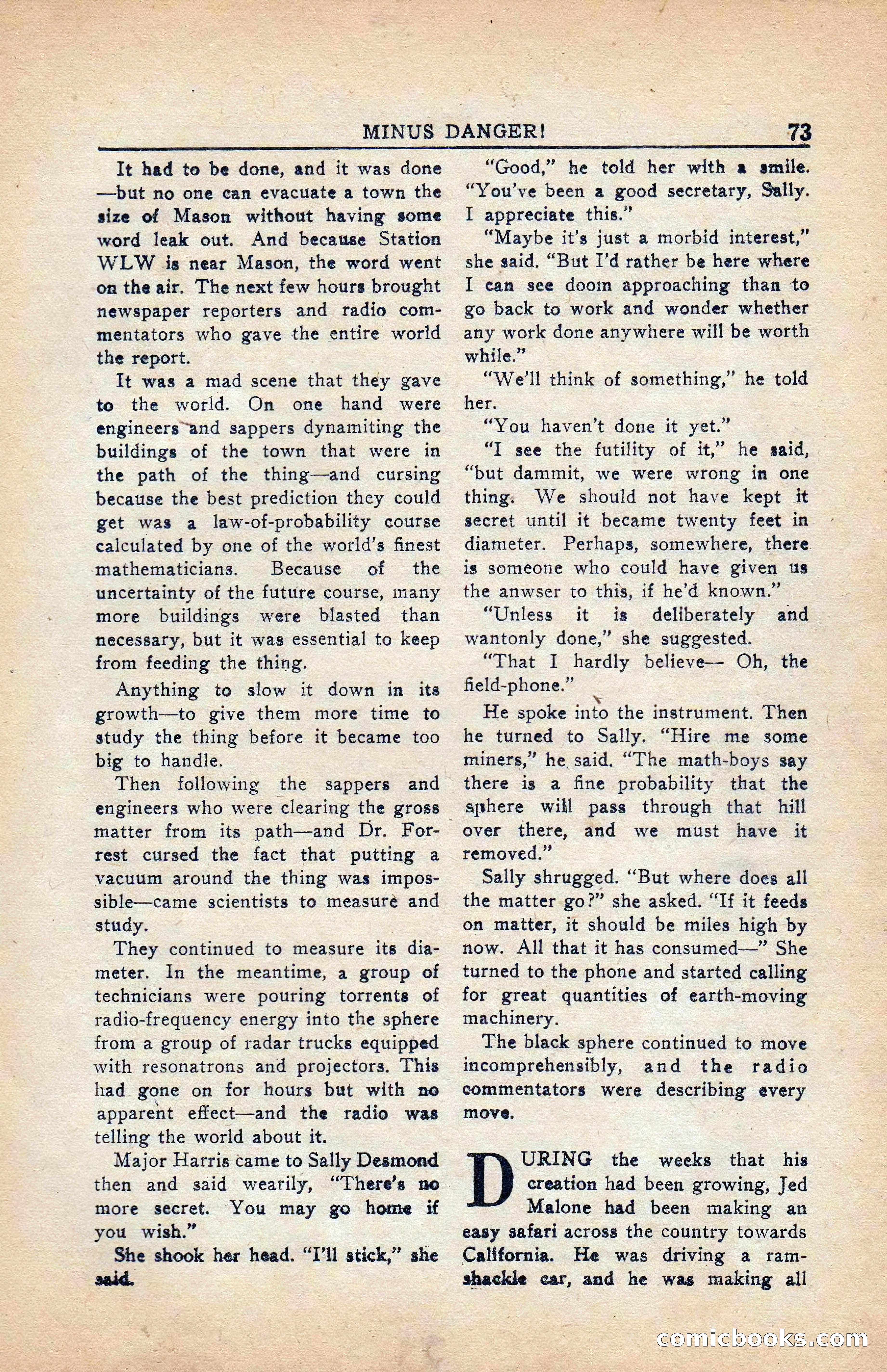 Super Science Stories, Vol. 5, No. 4 — page 74 of 132