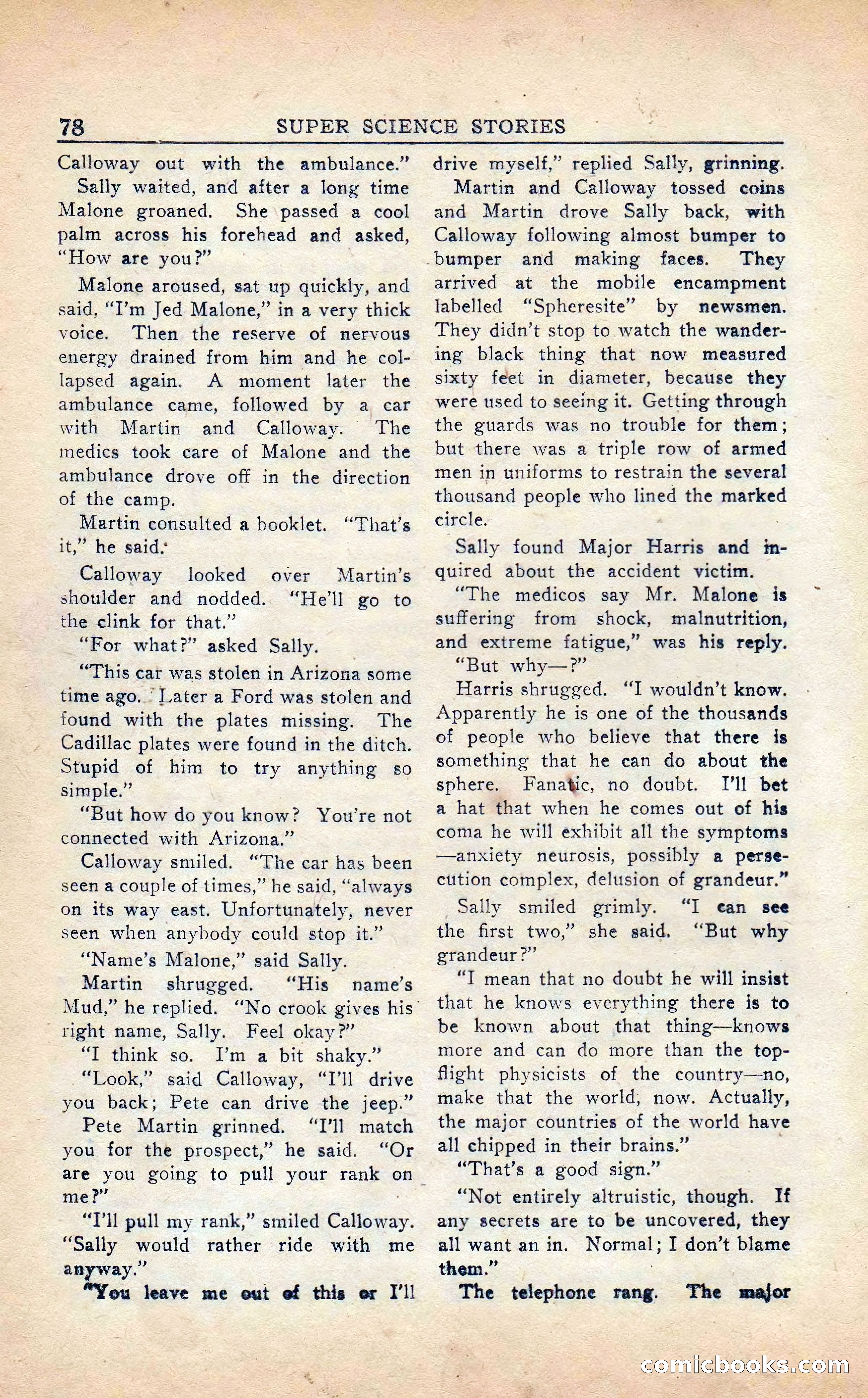 Super Science Stories, Vol. 5, No. 4 — page 79 of 132