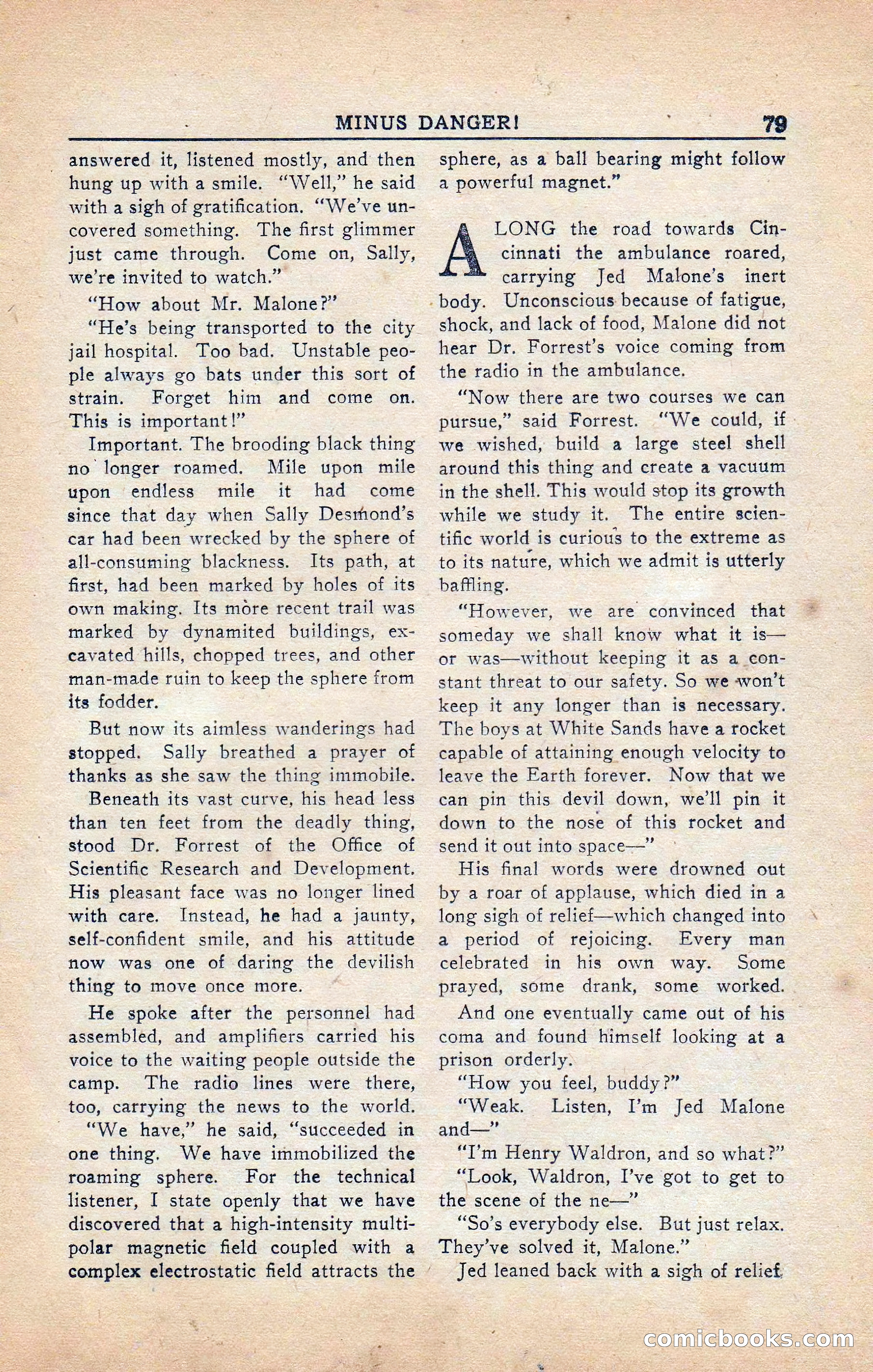 Super Science Stories, Vol. 5, No. 4 — page 80 of 132