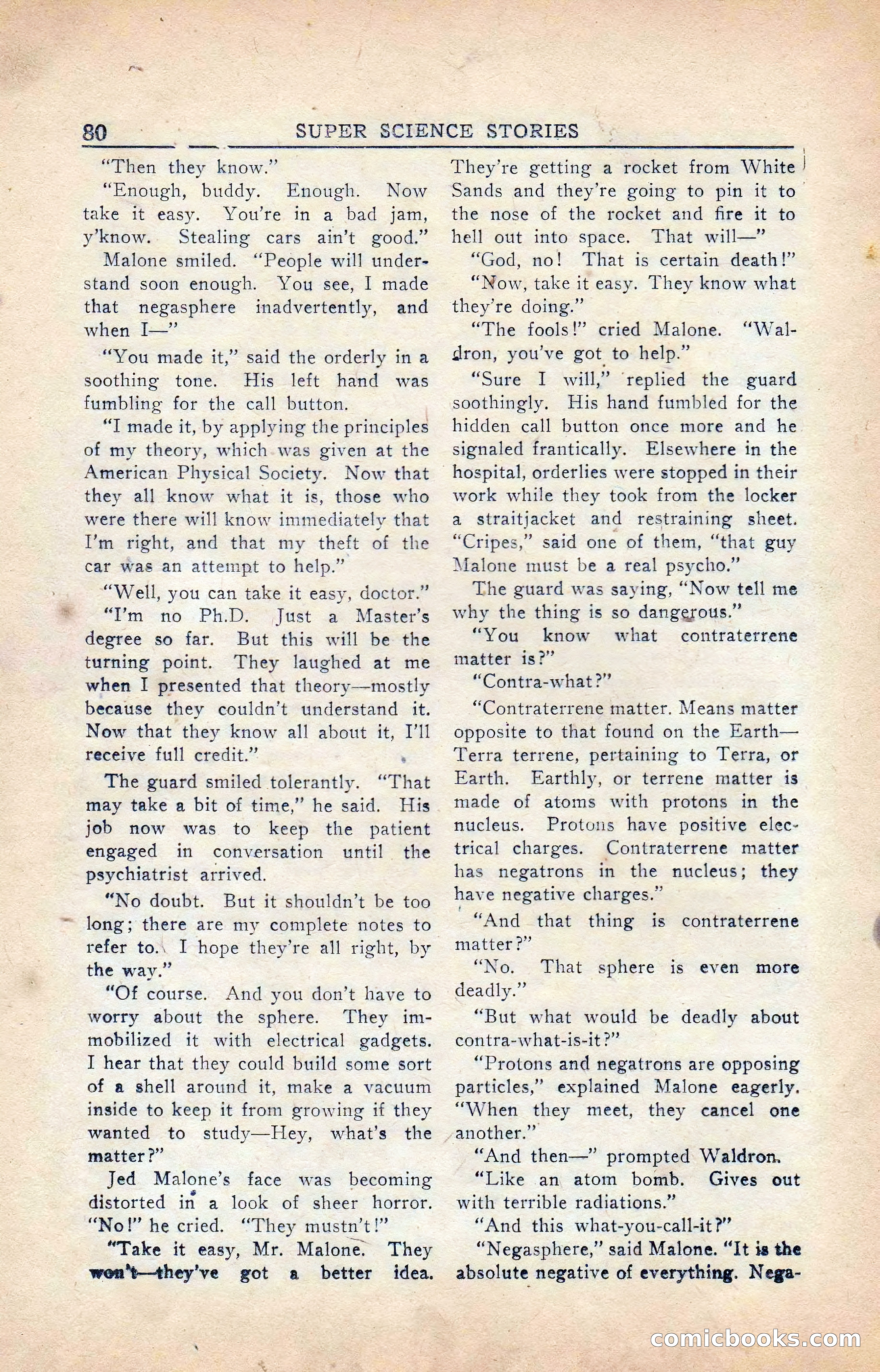 Super Science Stories, Vol. 5, No. 4 — page 81 of 132