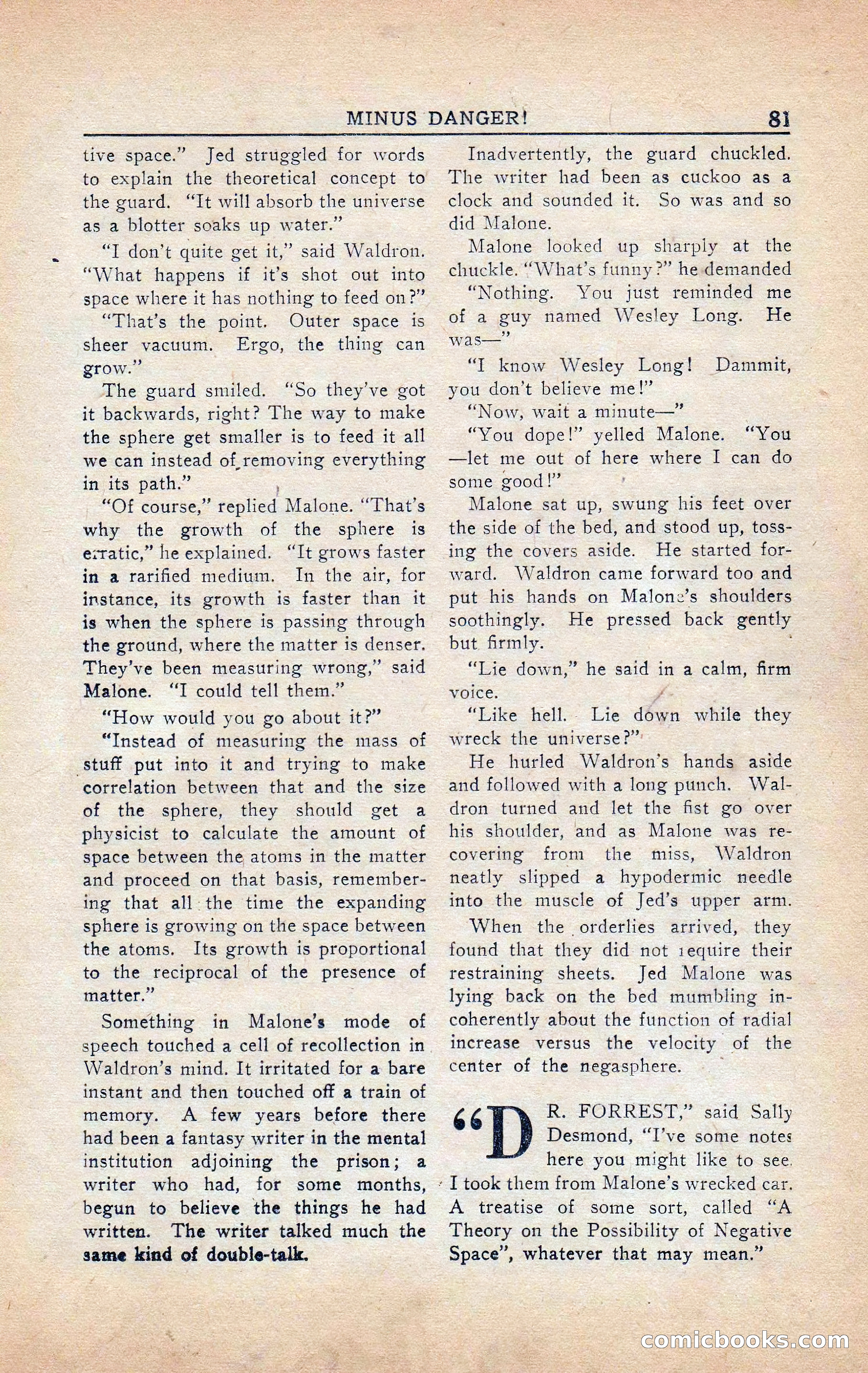 Super Science Stories, Vol. 5, No. 4 — page 82 of 132
