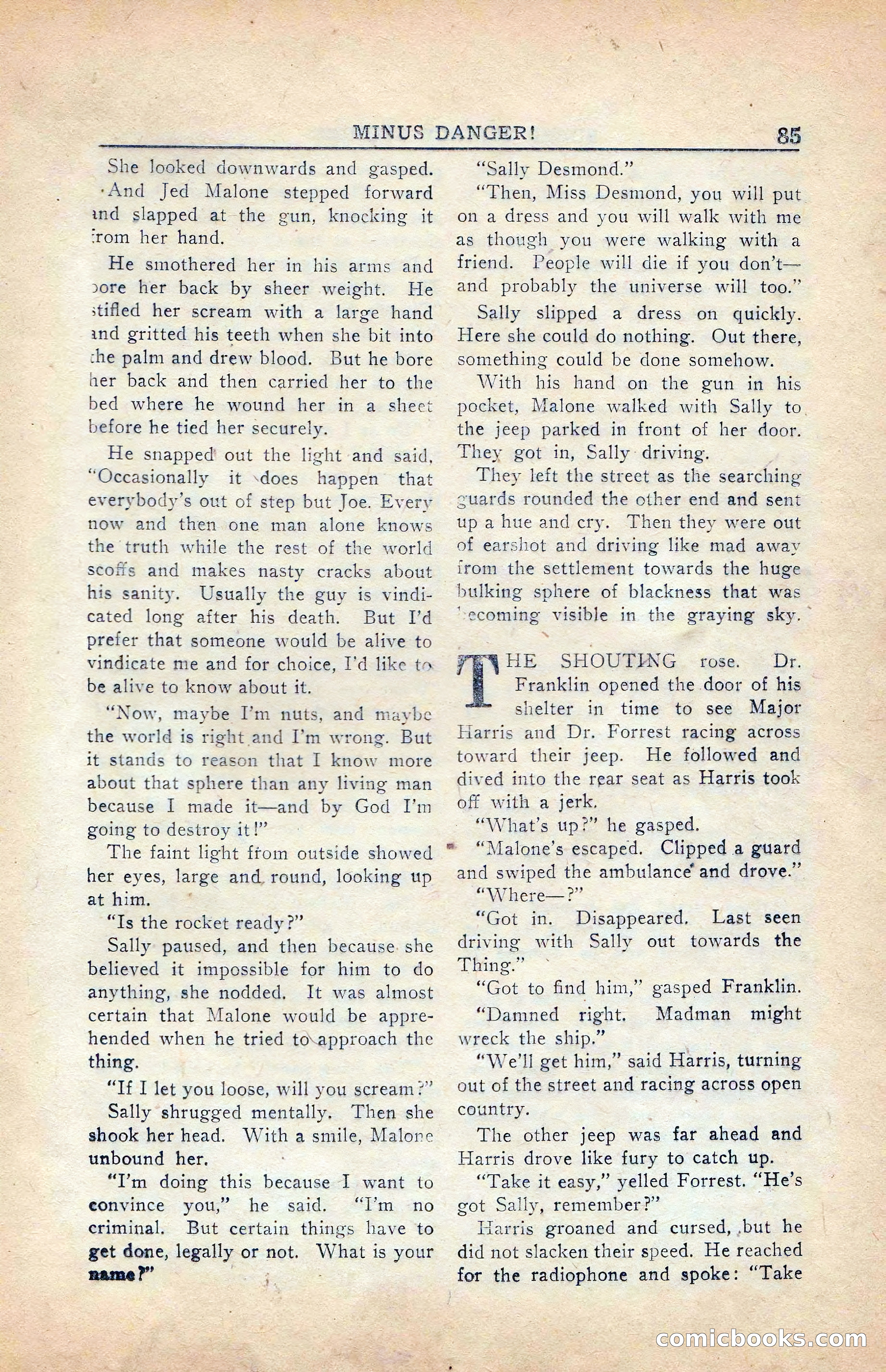 Super Science Stories, Vol. 5, No. 4 — page 86 of 132