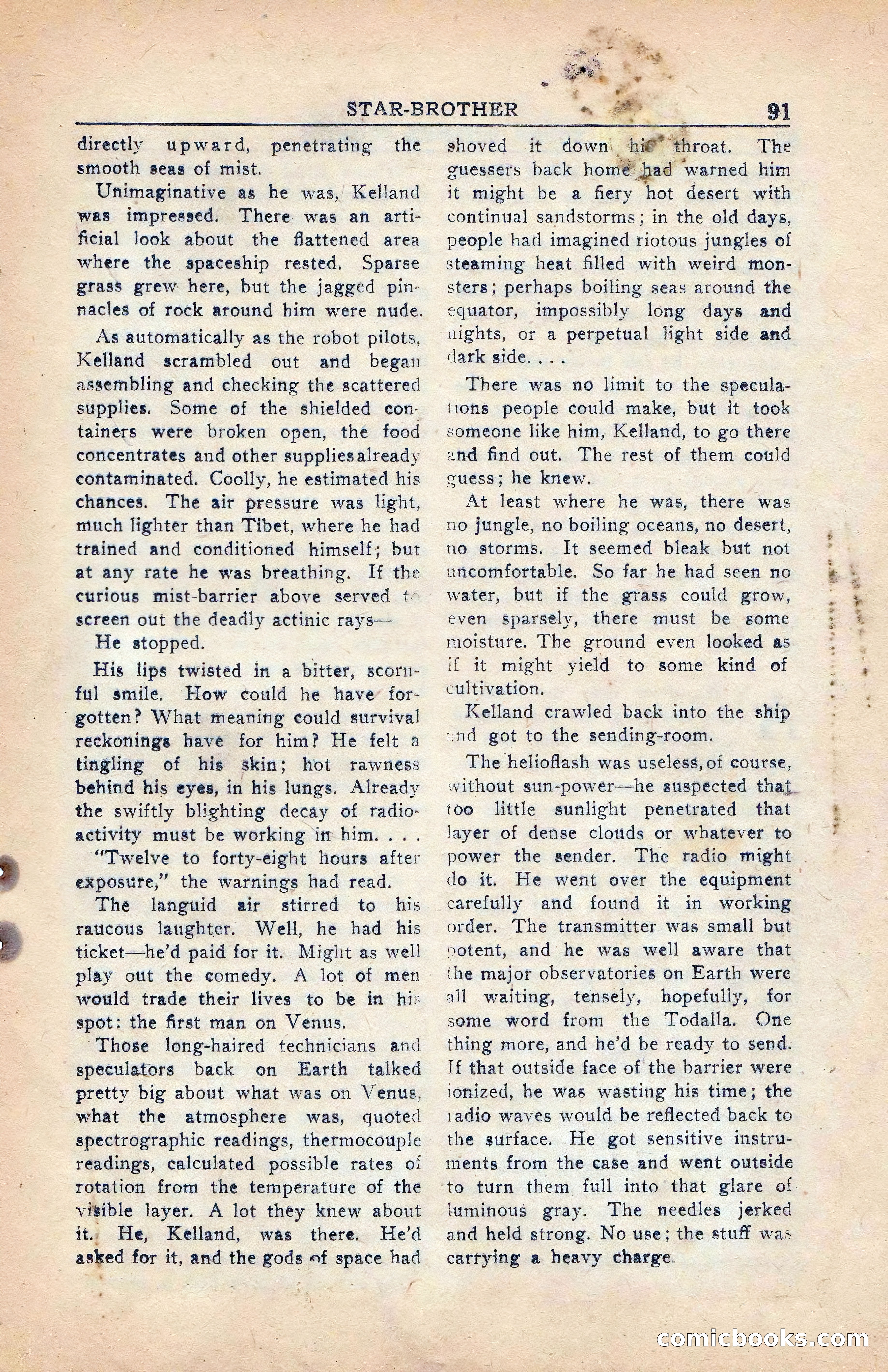 Super Science Stories, Vol. 5, No. 4 — page 92 of 132