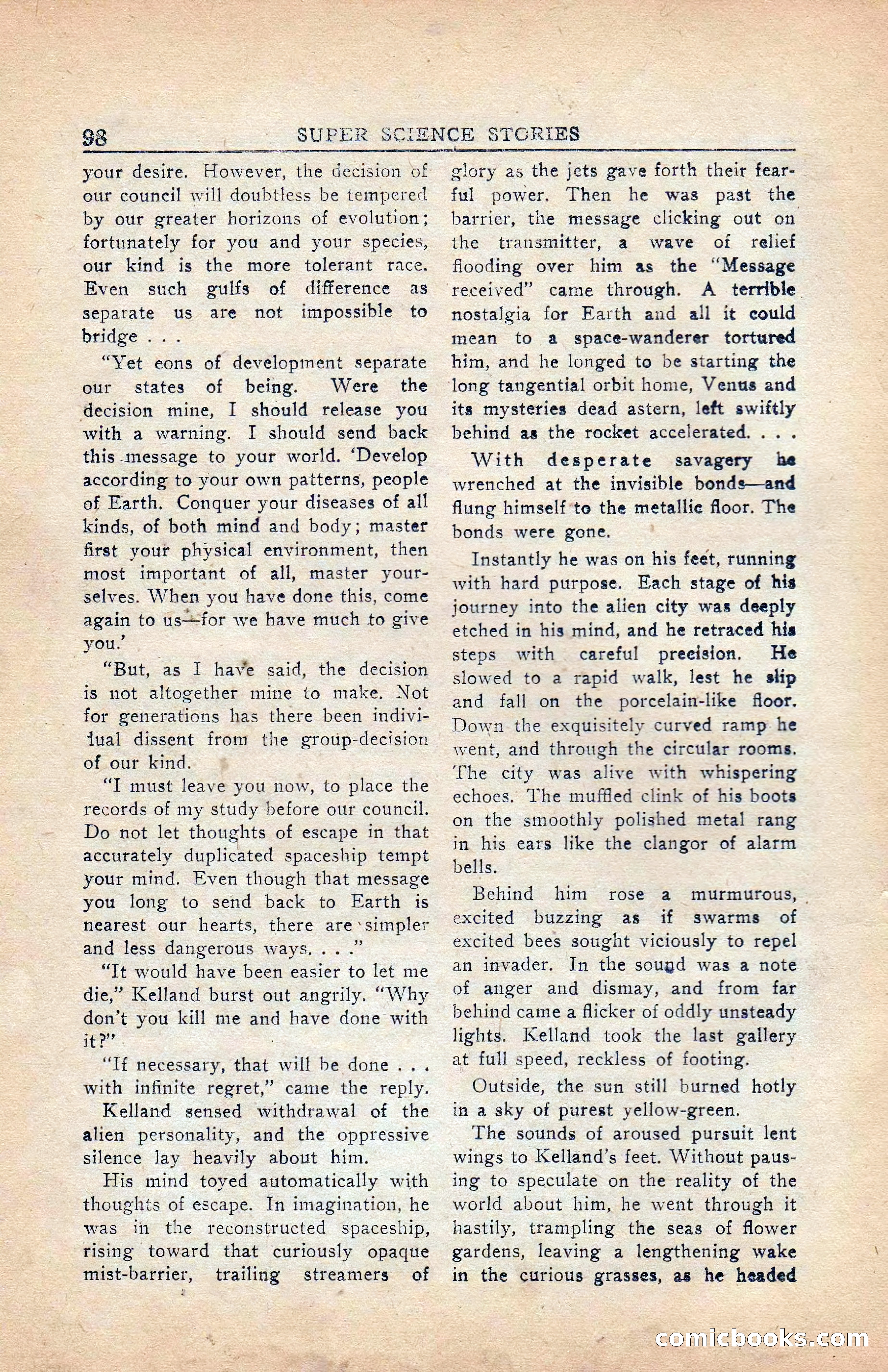 Super Science Stories, Vol. 5, No. 4 — page 99 of 132